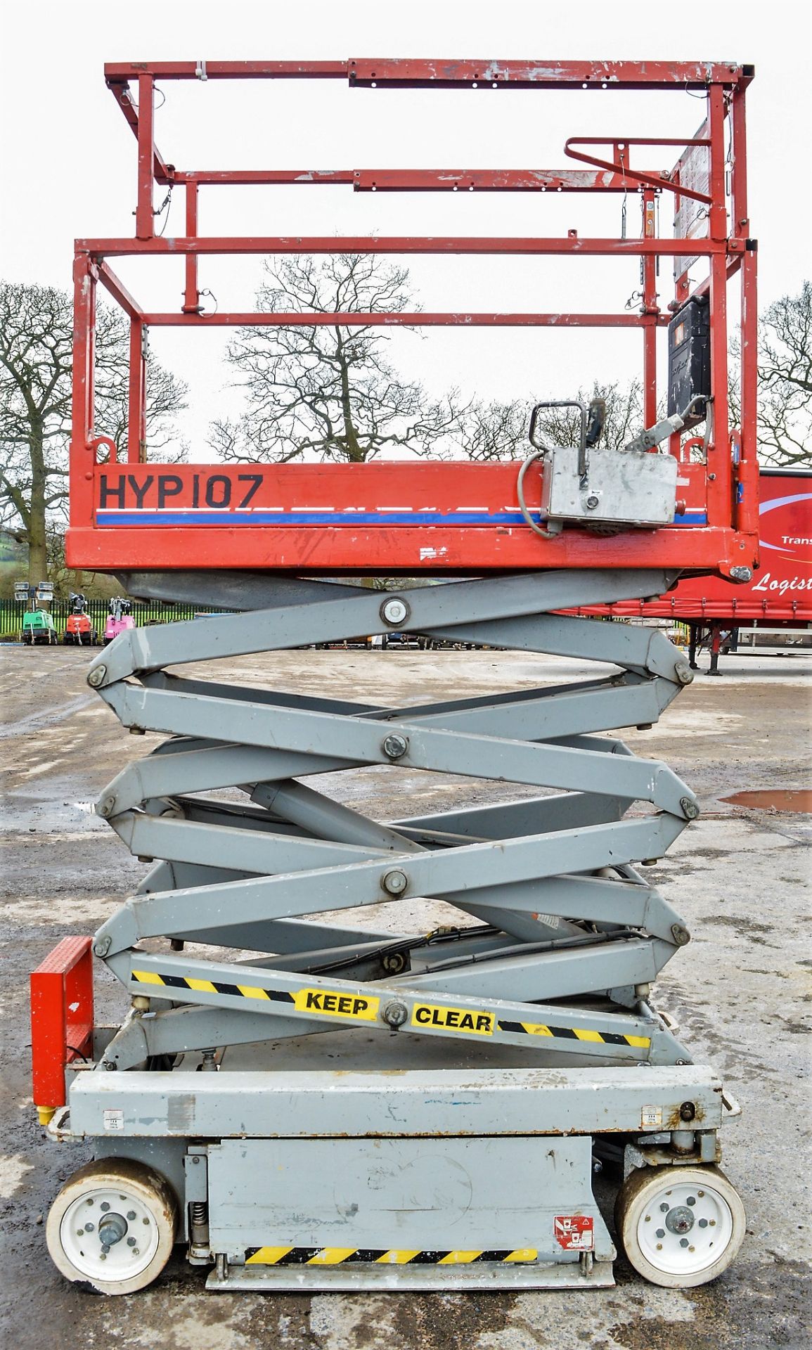 Skyjack SJ3219 battery electric scissor lift S/N: 202013573 HYP107 - Image 5 of 5