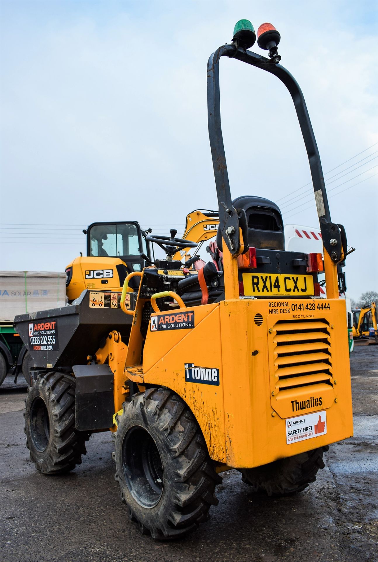 Thwaites 1 tonne hi tip dumper - Image 3 of 11