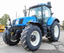 New Holland 6080 Power Command tractor Year: 2009 Recorded Hours: 6709 c/w front links, 50 kph
