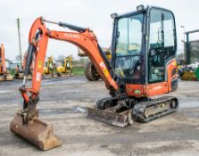 Kubota KX016-4 1.5 tonne rubber tracked mini excavator Year: 2013 S/N: 57034 Recorded Hours: 1873