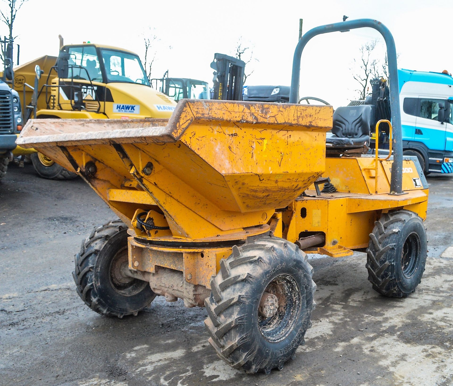 Benford Terex 3 tonne swivel skip dumper Year: 2005 S/N: E509FD186 Recorded Hours: 2322 DPR090