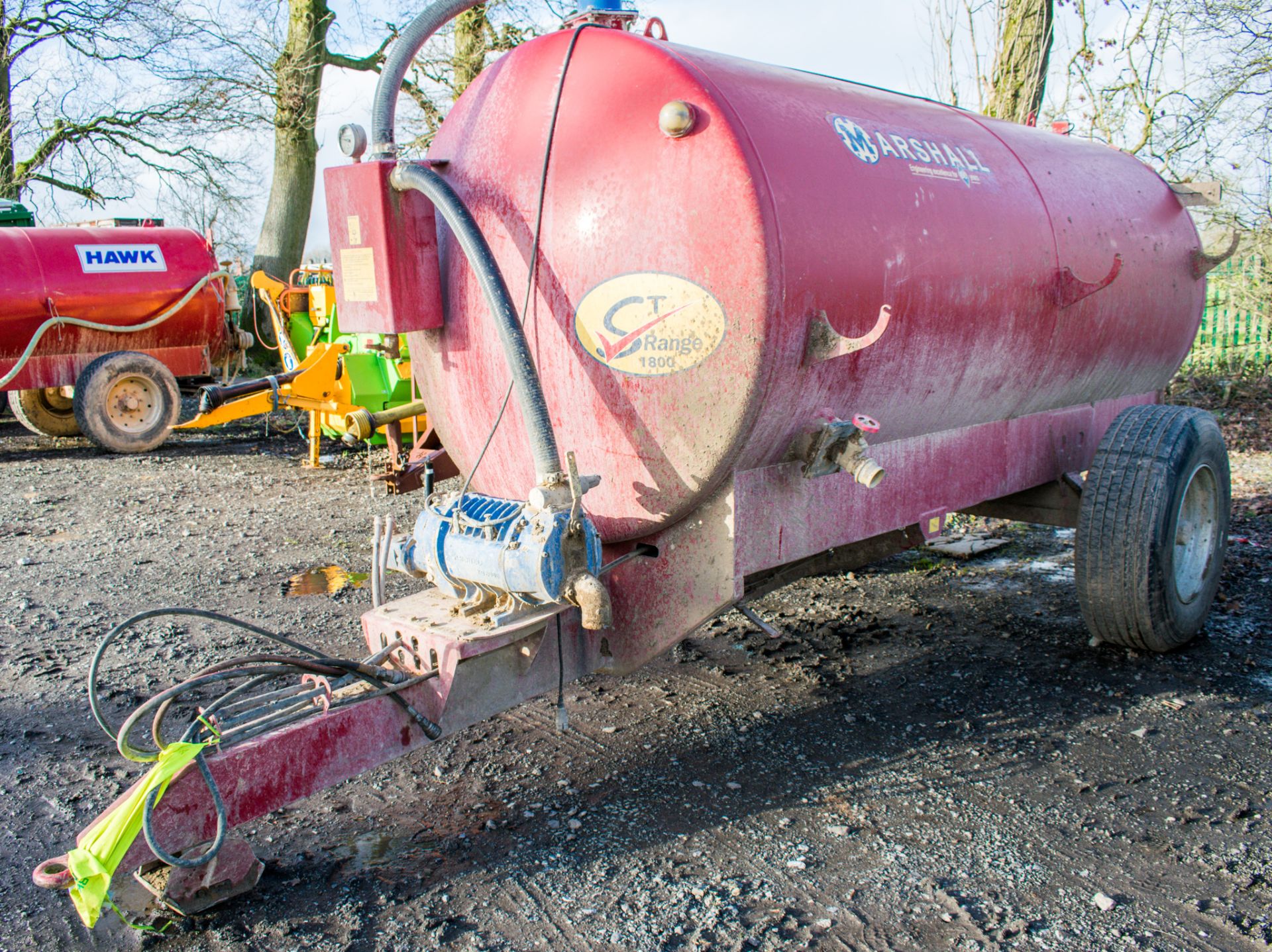 Marshall ST1800 single axle vacuum tanker  Year: 2015 S/N: 2A85971H