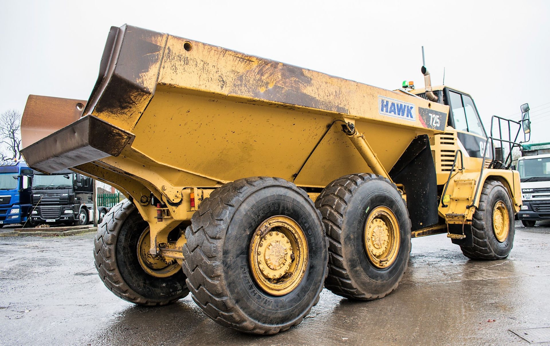Caterpillar 725 ADT articulated dump truck Year: 2007 S/N: LO1439 Recorded Hours: 14,596 CAT 736 - Image 4 of 15