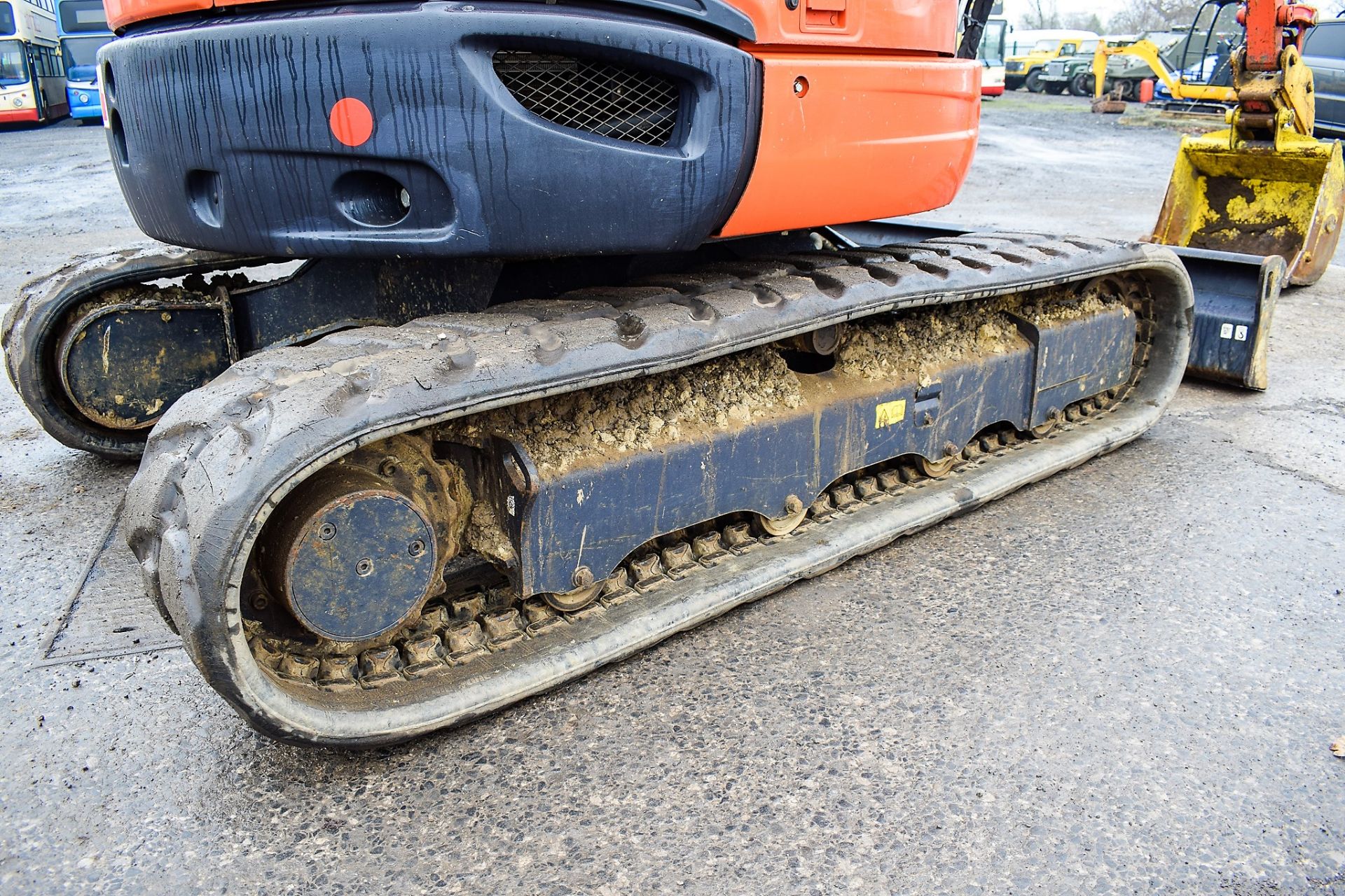 Kubota U48-4 4.8 tonne rubber tracked excavator Year: 2015 S/N: 52988 Recorded Hours: 923 blade, - Image 8 of 14