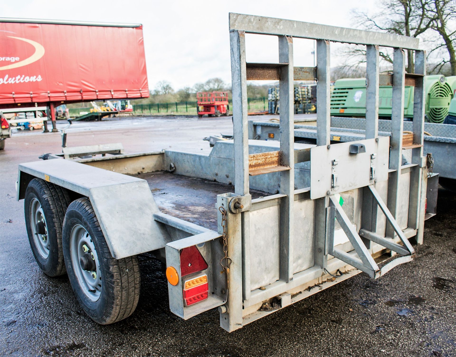 Indespension 8 ft x 4 ft tandem axle plant trailer A554285 - Image 2 of 3