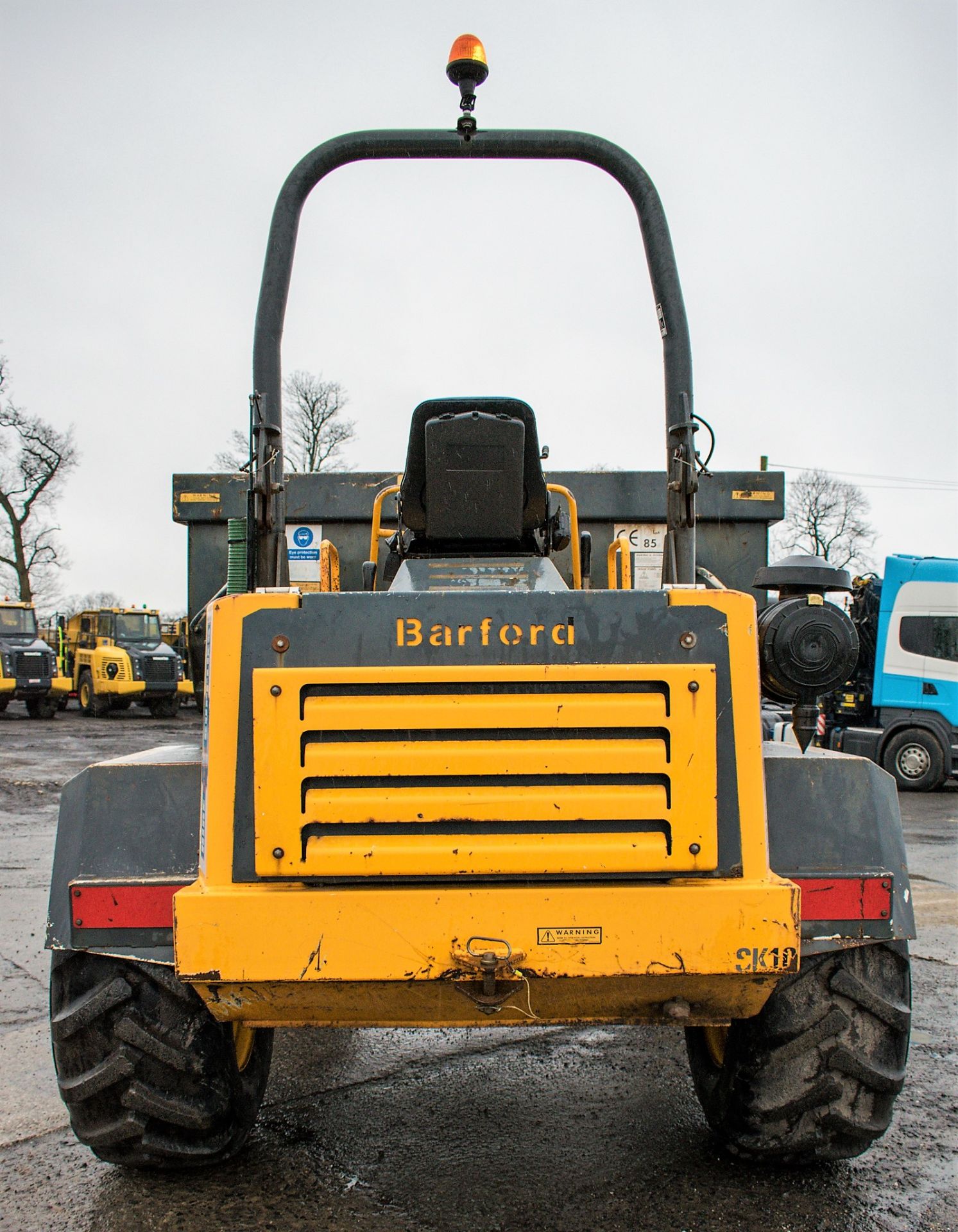 Barford SK10 10 tonne straight skip dumper Year: 2008 S/N: SK10683/SKDWD036 Recorded Hours: 2486 - Image 6 of 11