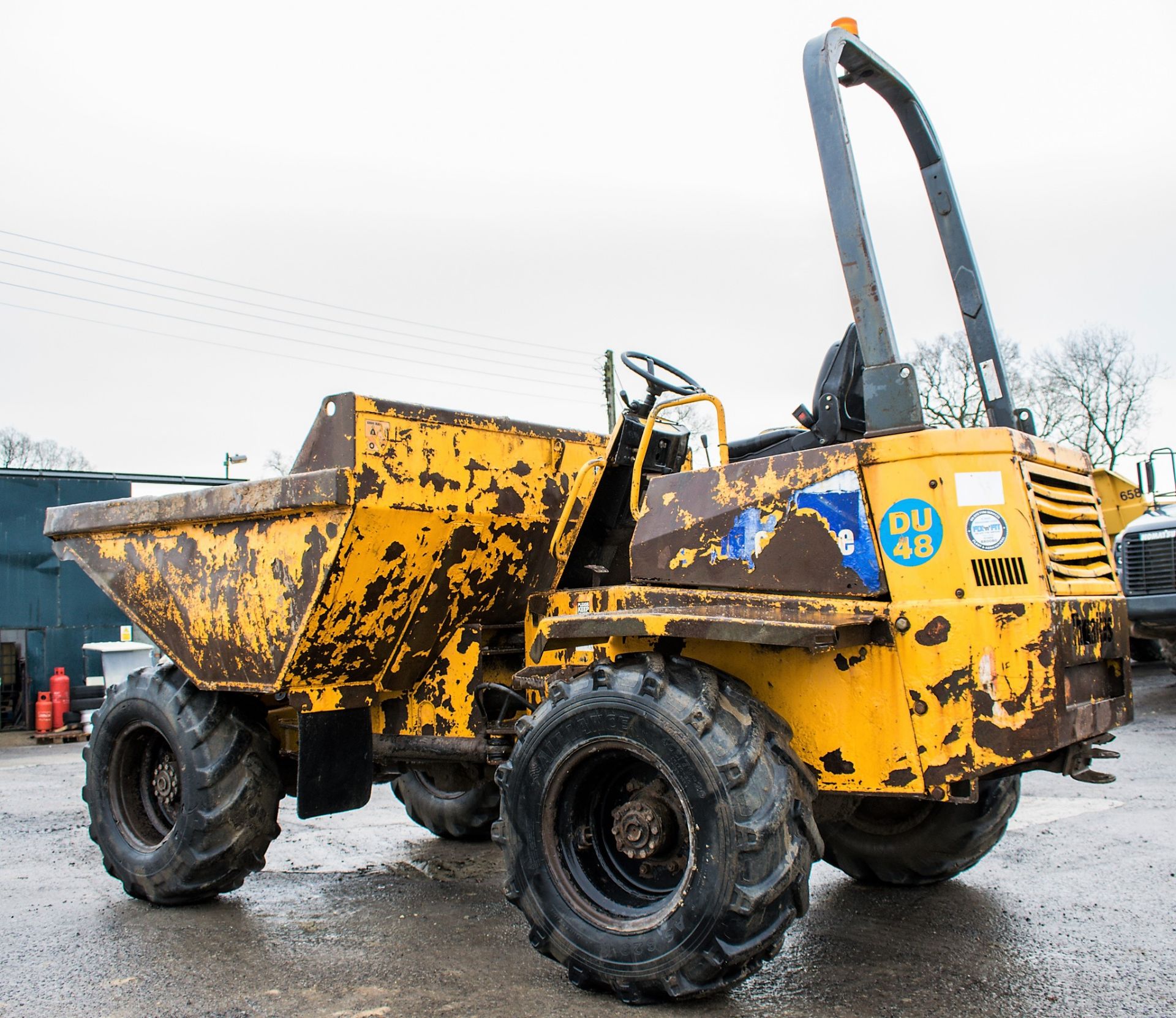 Thwaites 6 tonne straight skip dumper  Year: 2005 S/N: 7A6588 Recorded Hours: 4746 - Image 3 of 11