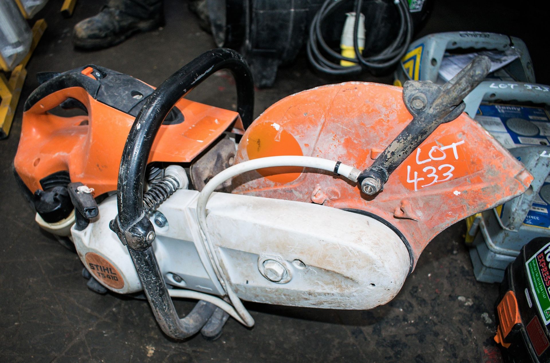 Stihl TS410 petrol driven cut off saw A580934