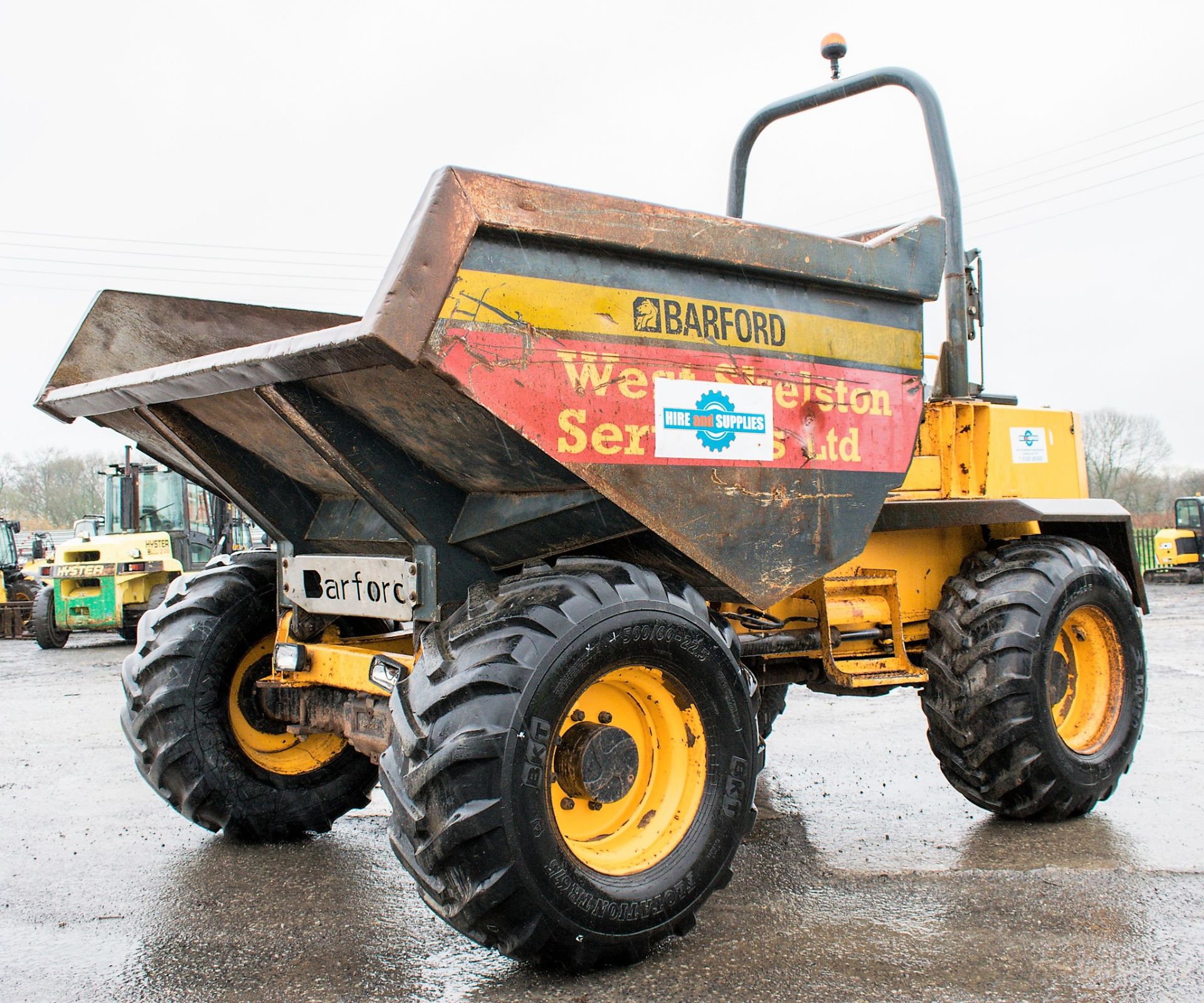 Barford SK10 10 tonne straight skip dumper Year: 2008 S/N: SK10330/STYA0148 Recorded Hours: 2478