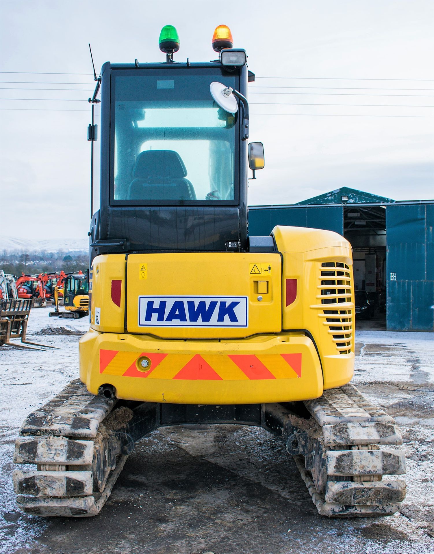 Komatsu PC55MR 5.5 tonne rubber pad excavator Year: 2018 S/N: F60802 Recorded Hours: 187 piped, - Image 6 of 12