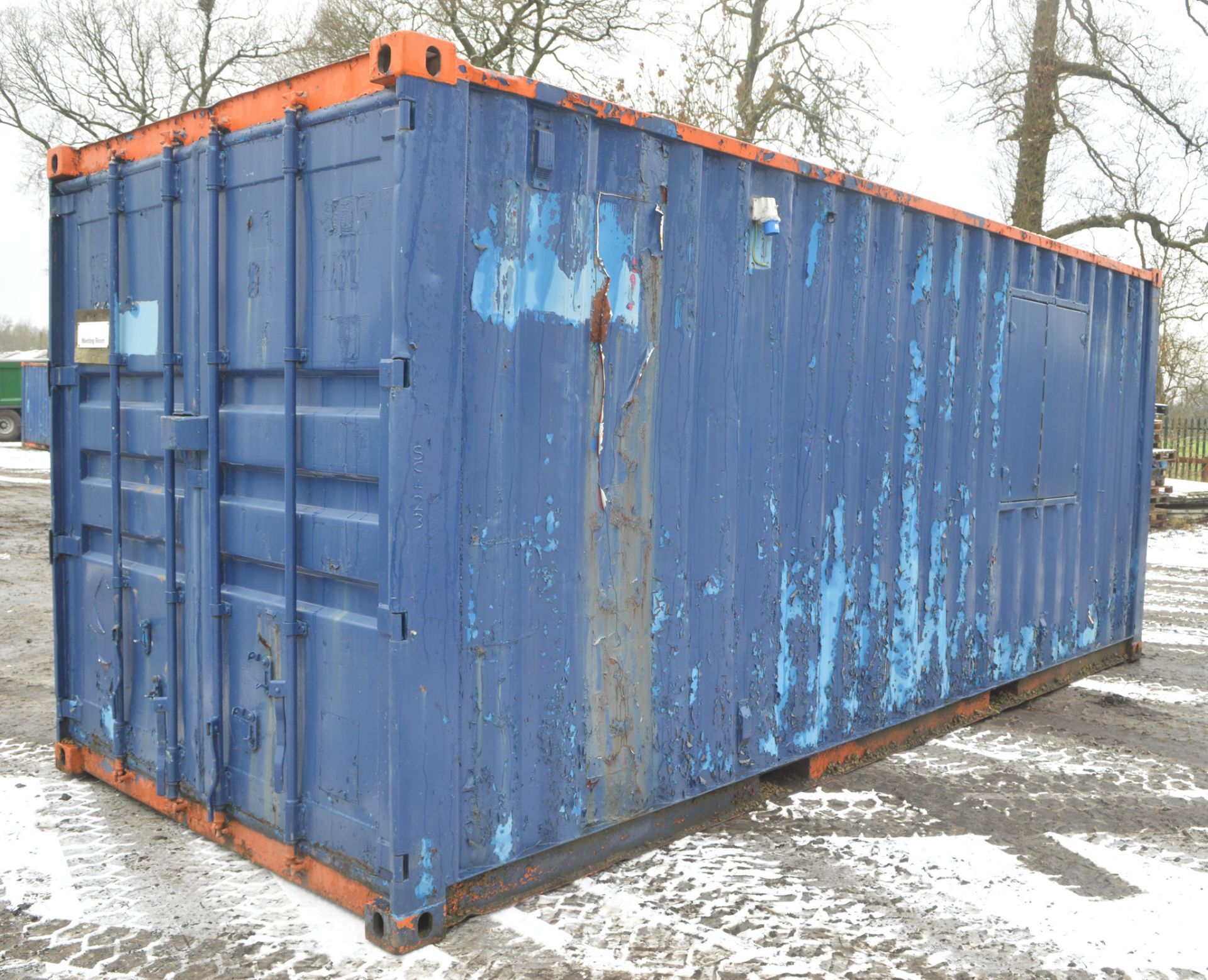 20 ft x 8 ft steel anti vandal shipping container  SC423 / BC3