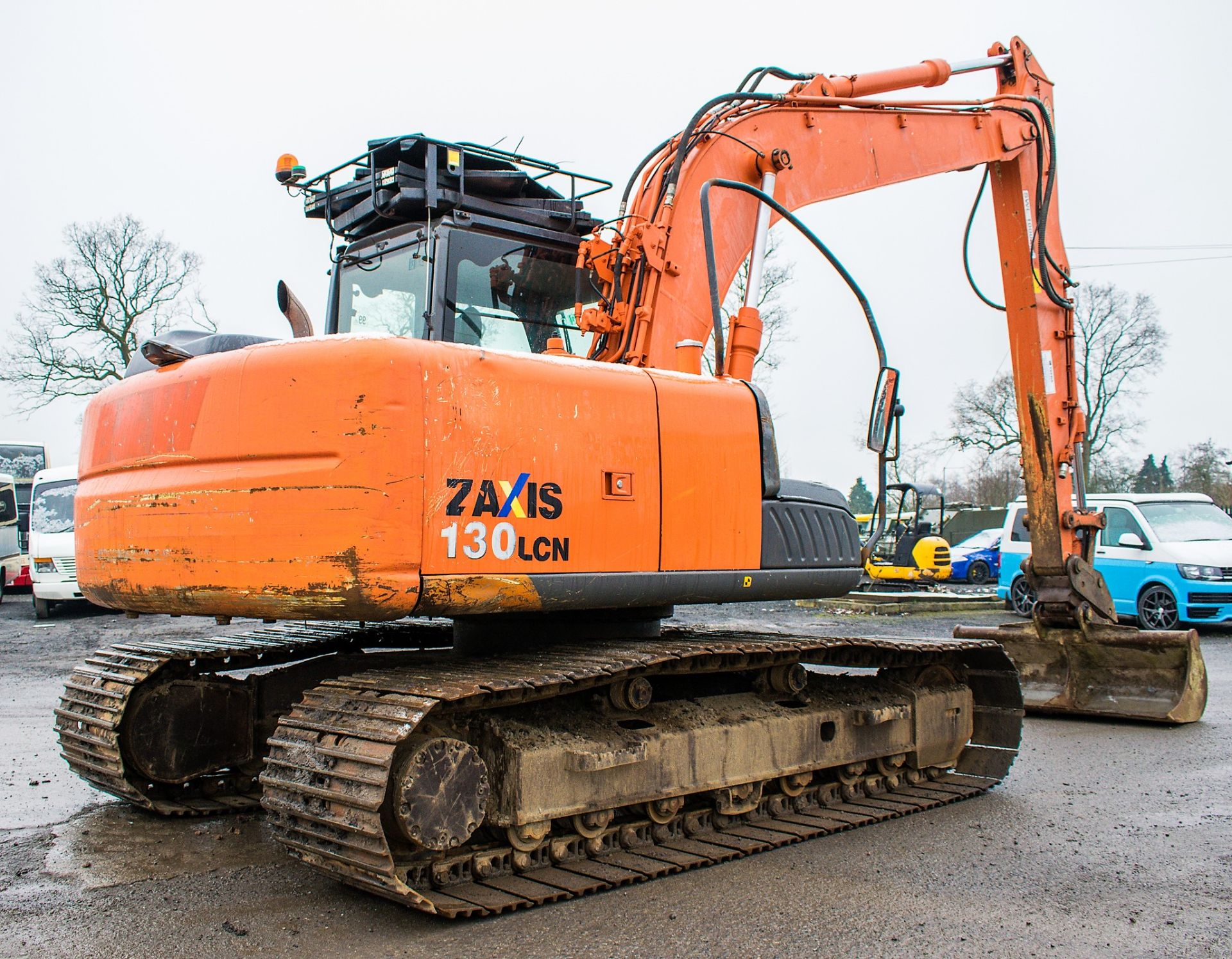 Hitachi Zaxis 130 LCN-3 13 tonne steel tracked excavator Year: 2012 S/N: 88108 Recorded Hours: - Image 4 of 12