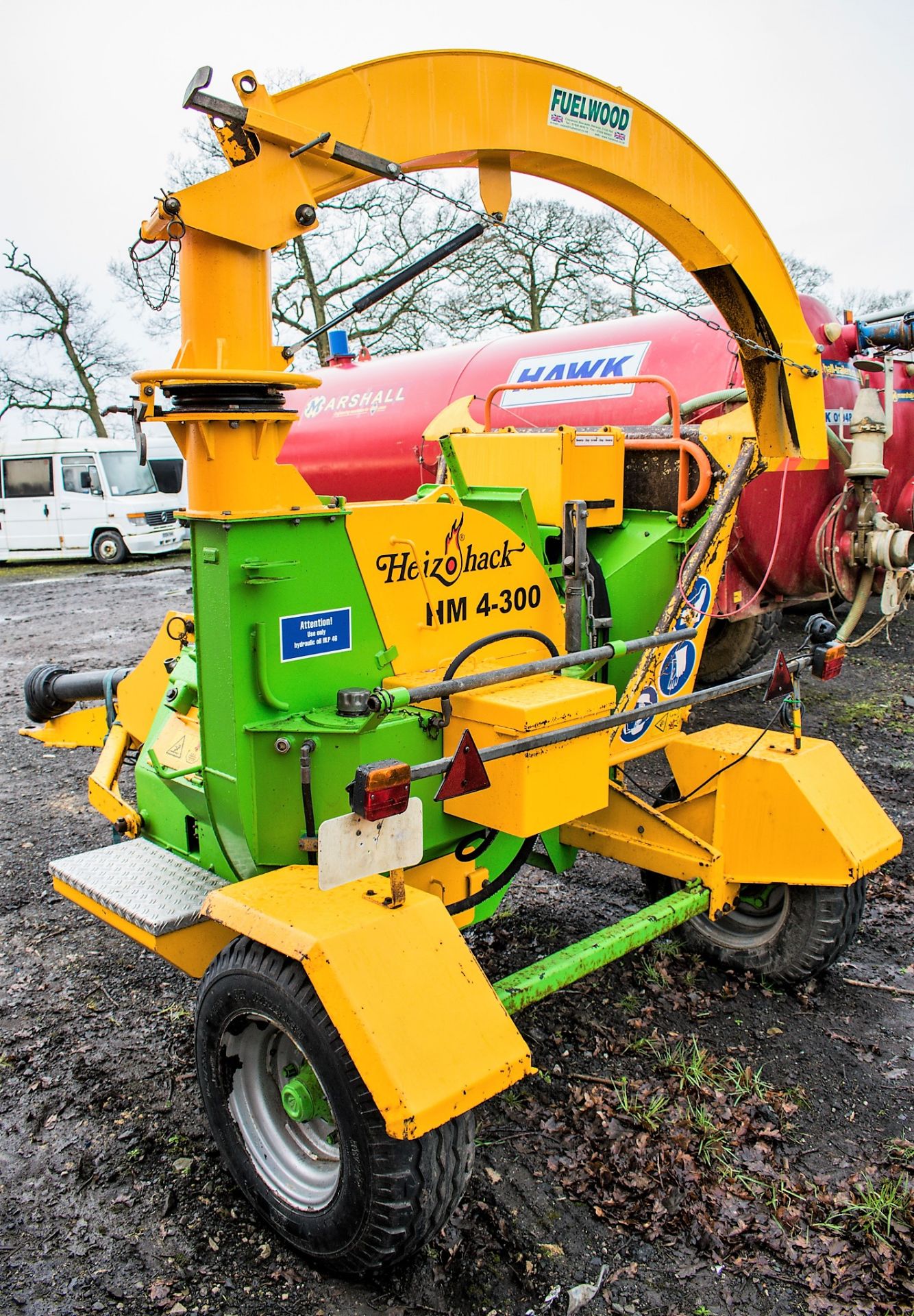 Heizohack HM4-300 PTO Biomass Woodchipper  Year: 2013 S/N: 43183 Recorded Hours: 170 Capable of - Image 4 of 5