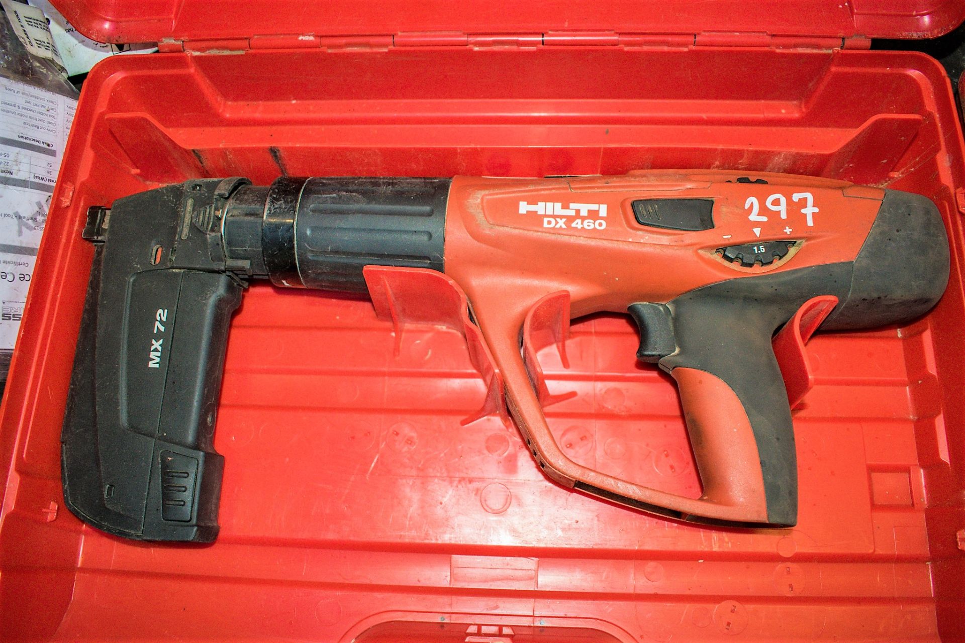 Hilti DX460 nail gun c/w carry case A682292