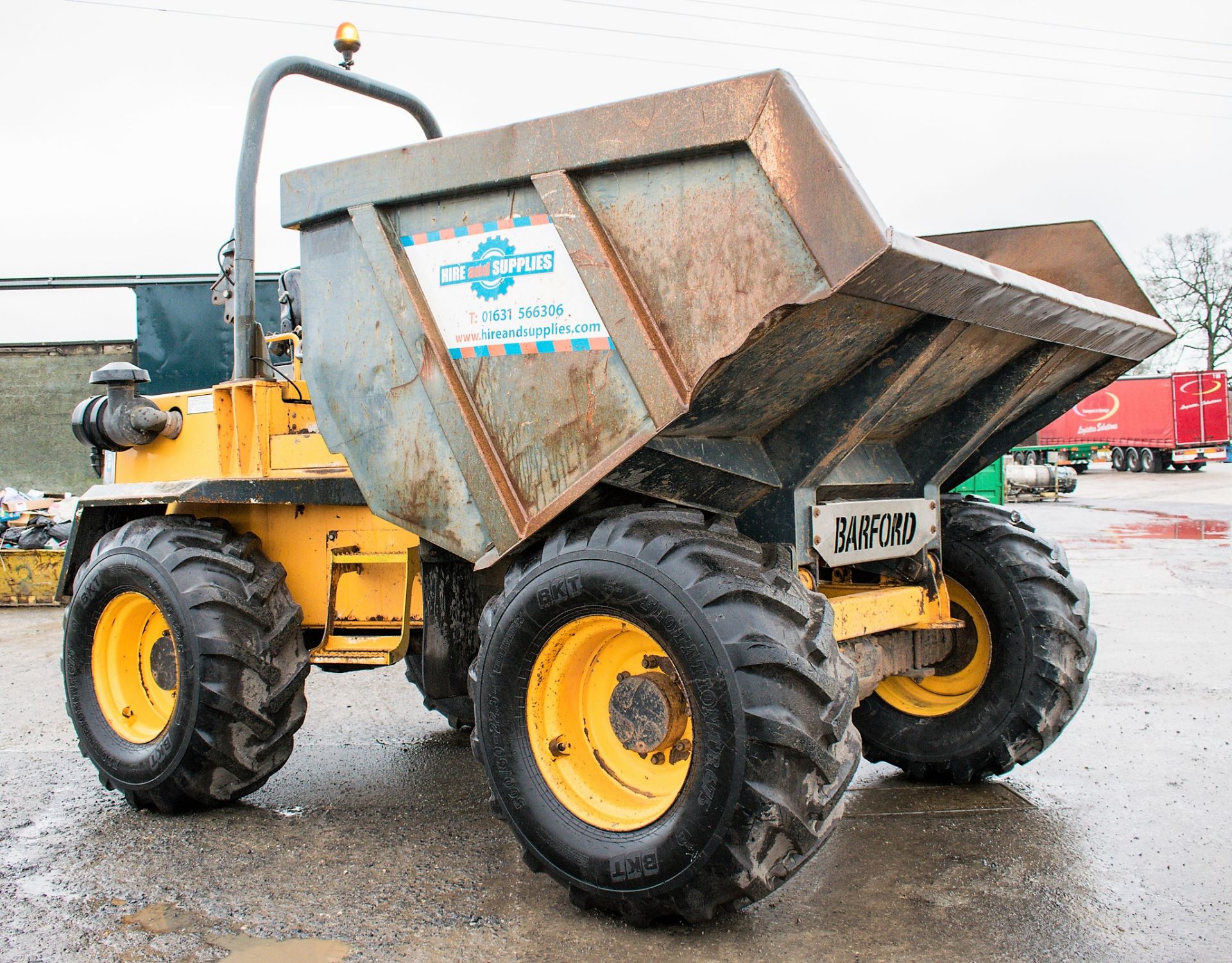 Barford SK10 10 tonne straight skip dumper Year: 2008 S/N: SK10683/SKDWD036 Recorded Hours: 2486 - Image 2 of 11