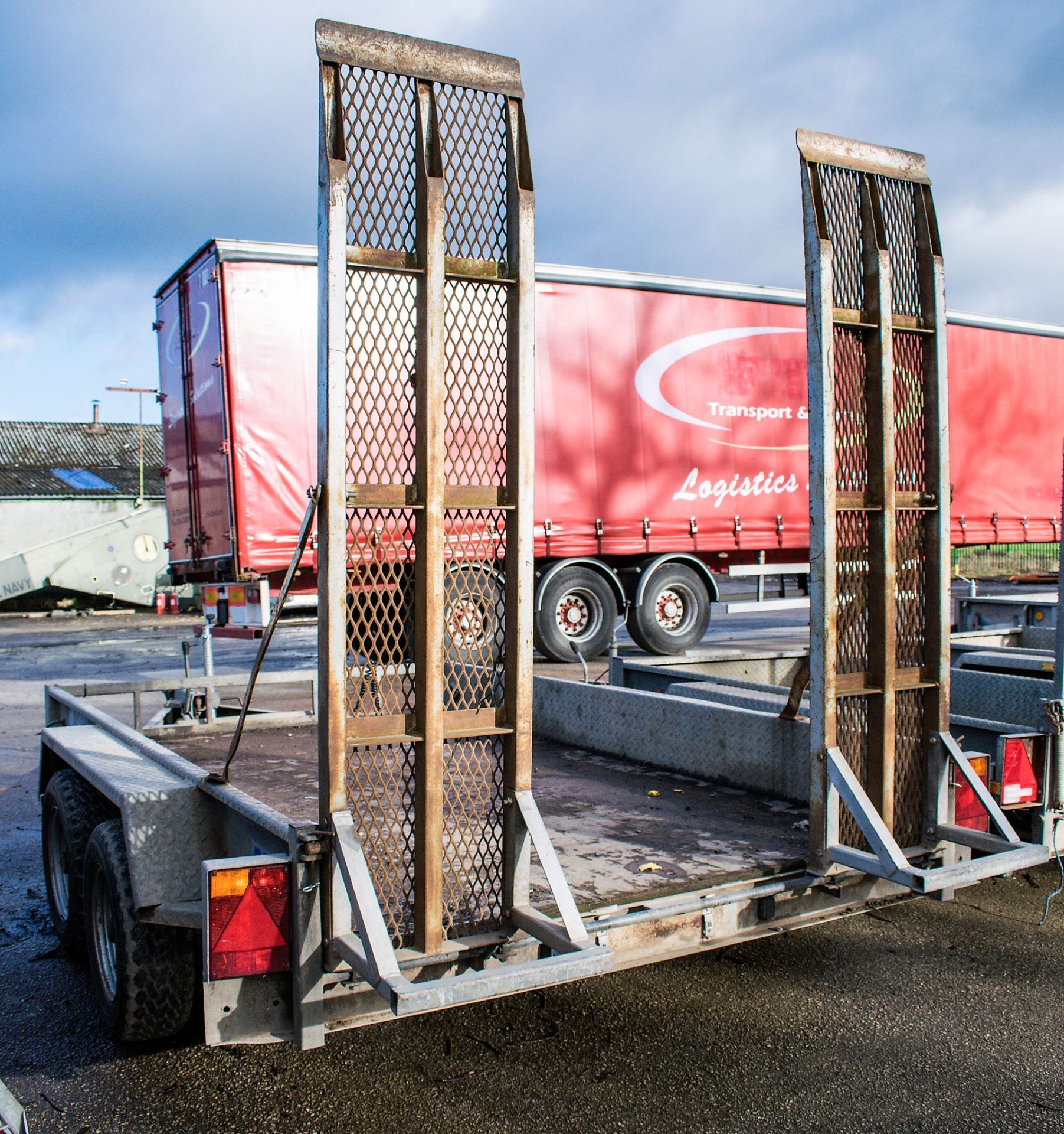 ME 10 ft x 6 ft tandem axle plant trailer N508426 - Image 2 of 3