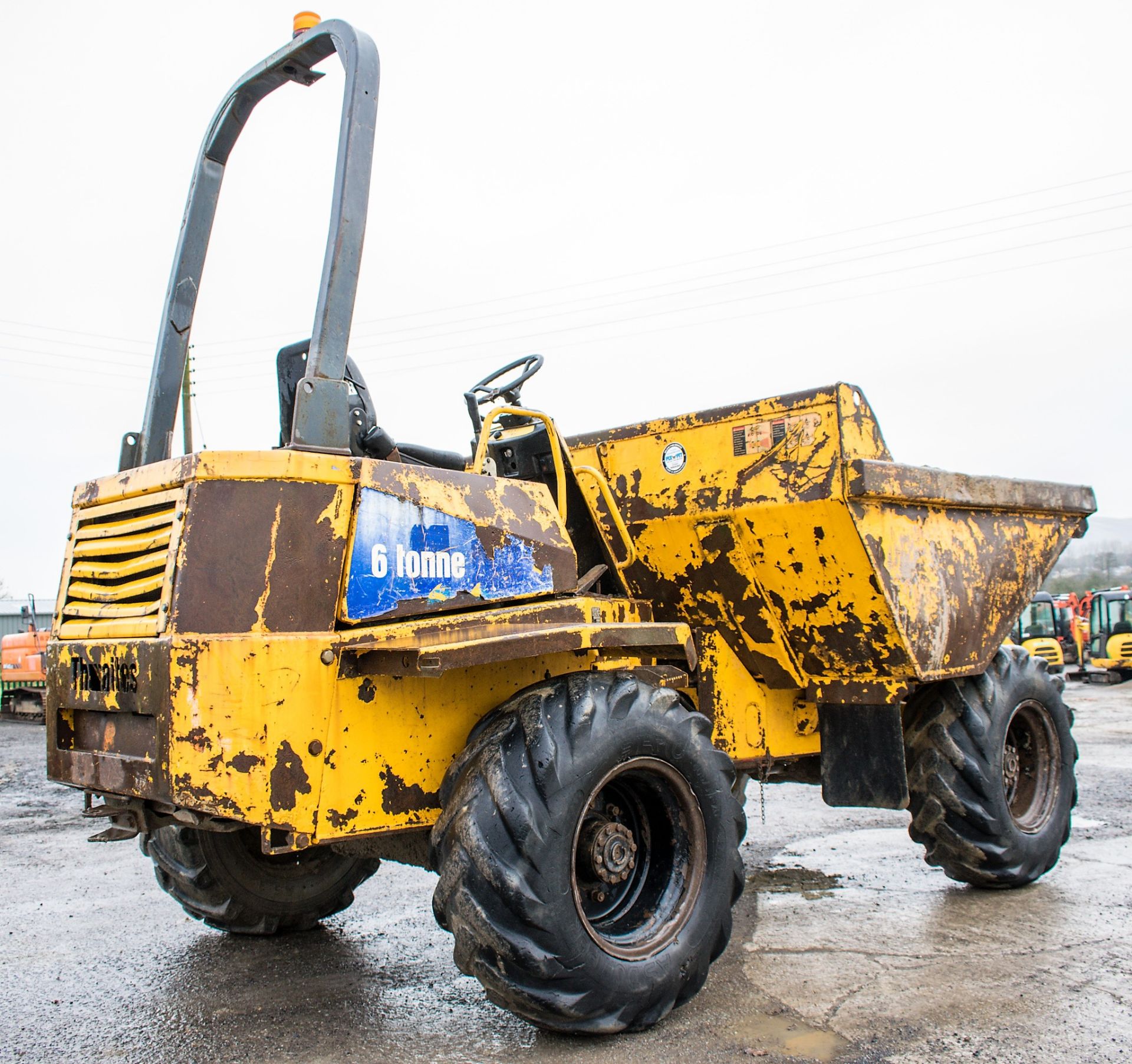 Thwaites 6 tonne straight skip dumper  Year: 2005 S/N: 7A6588 Recorded Hours: 4746 - Image 4 of 11