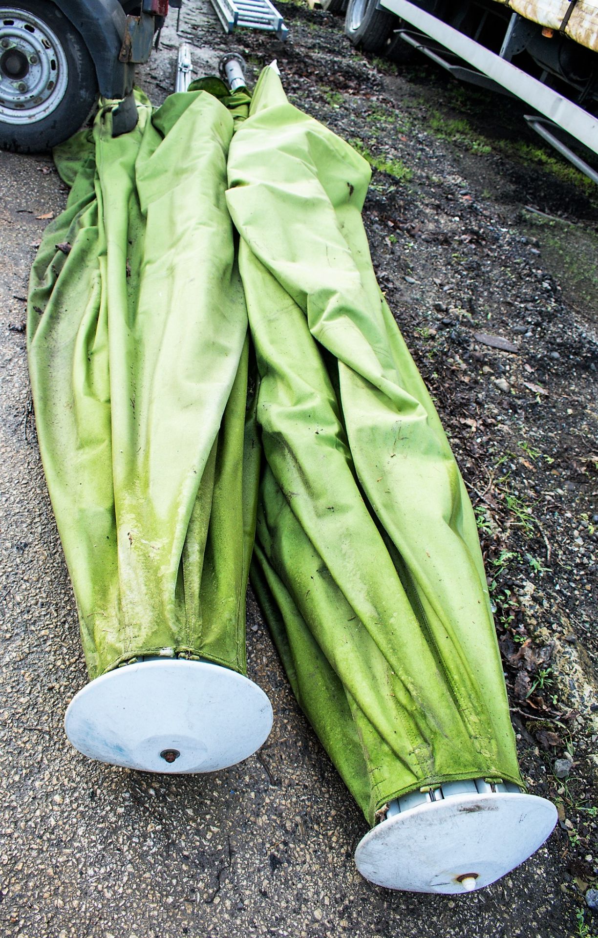 2 - garden umbrellas