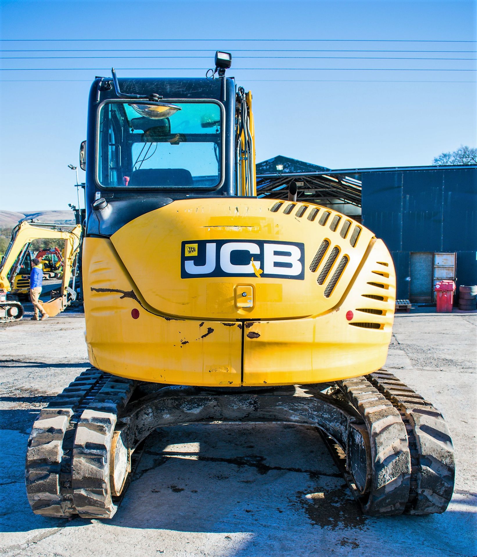 JCB 8085 ECO 8.5 tonne rubber tracked excavator Year: 2012 S/N: 1072496 Recorded Hours: 9164 ( - Image 6 of 12