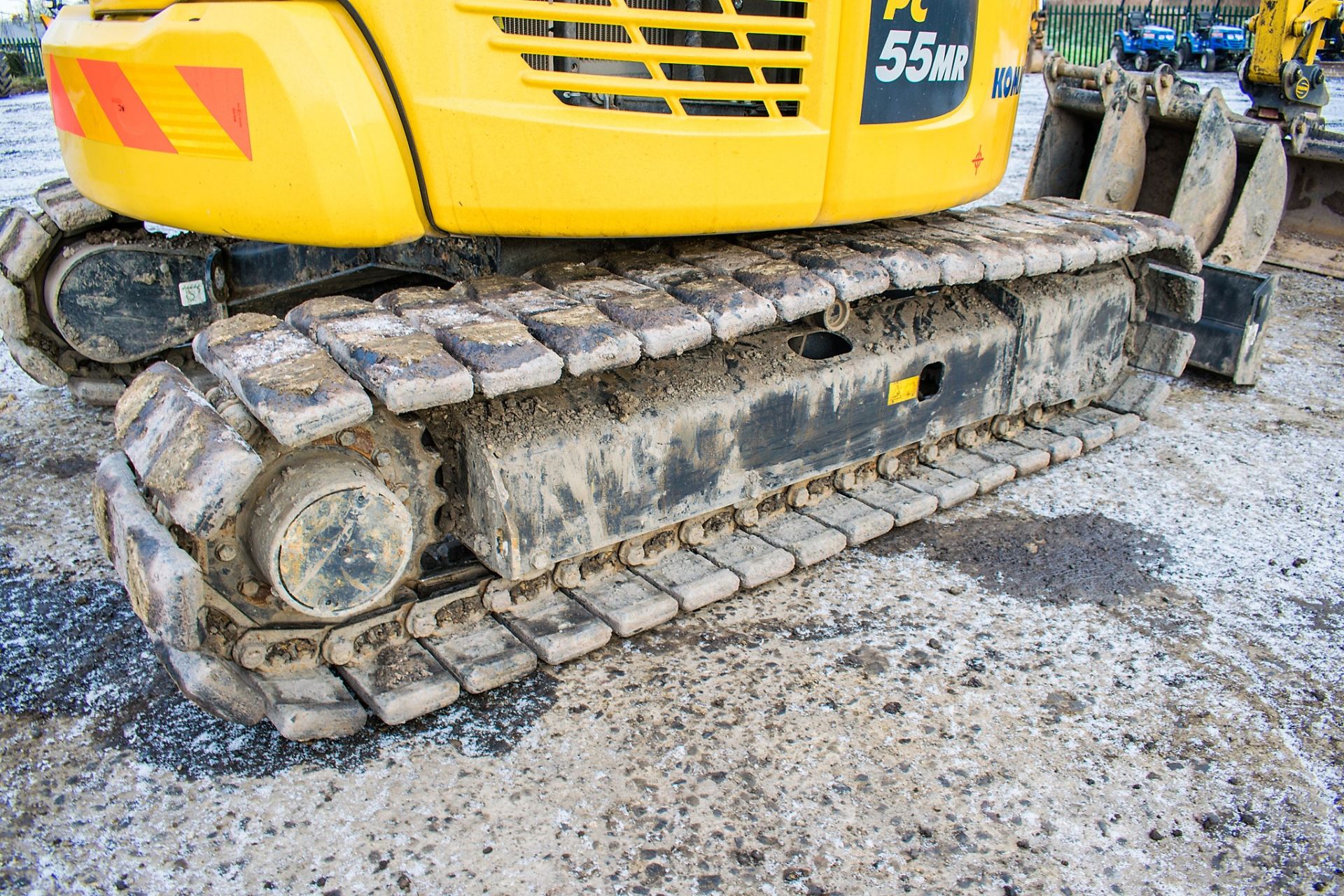 Komatsu PC55MR 5.5 tonne rubber pad excavator Year: 2018 S/N: F60803 Recorded Hours: 226 piped, - Image 7 of 12