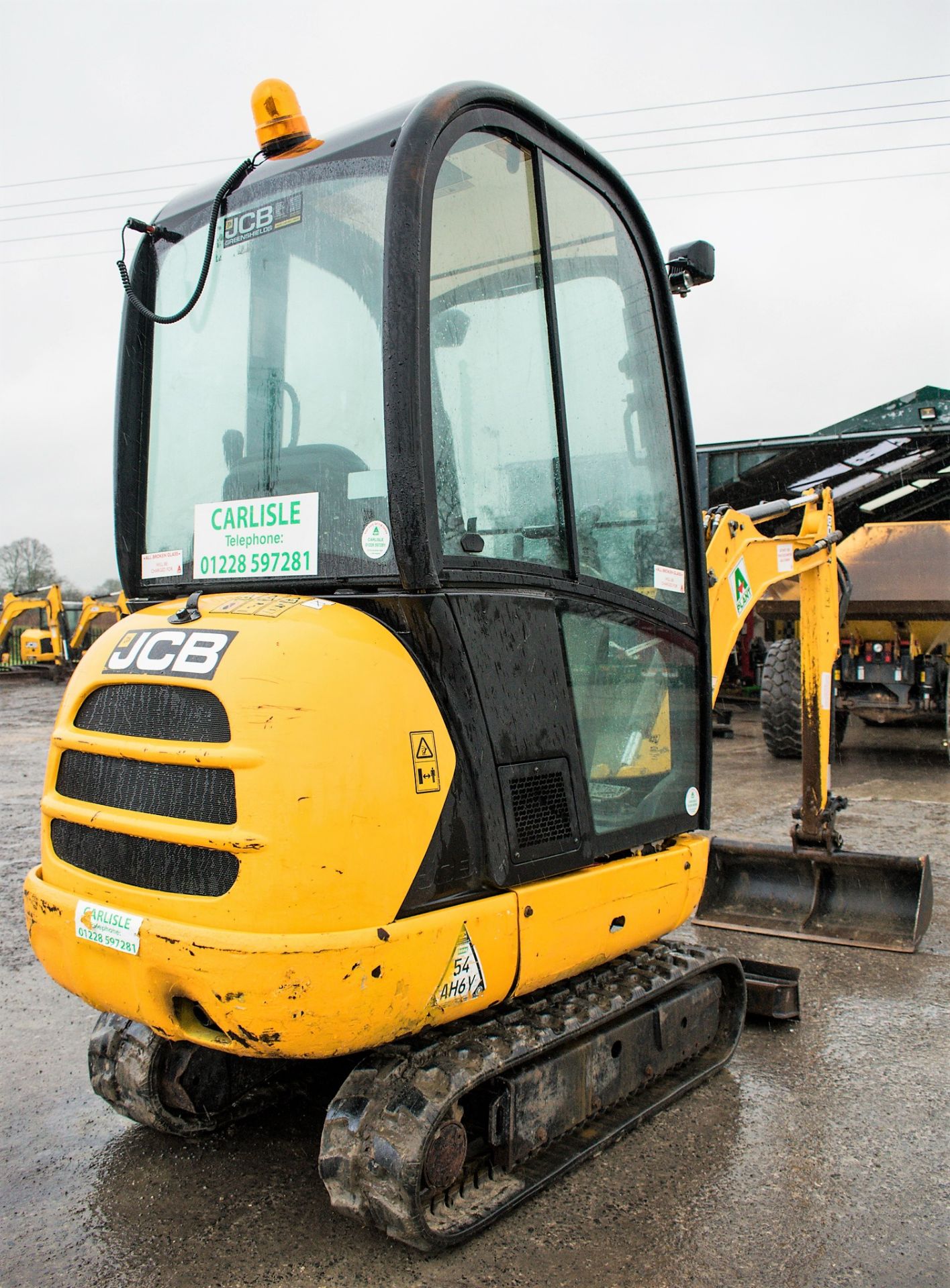 JCB 8016 CTS 1.5 tonne rubber tracked excavator Year: 2013 S/N: 2071316 Recorded Hours: 1686 - Image 4 of 12