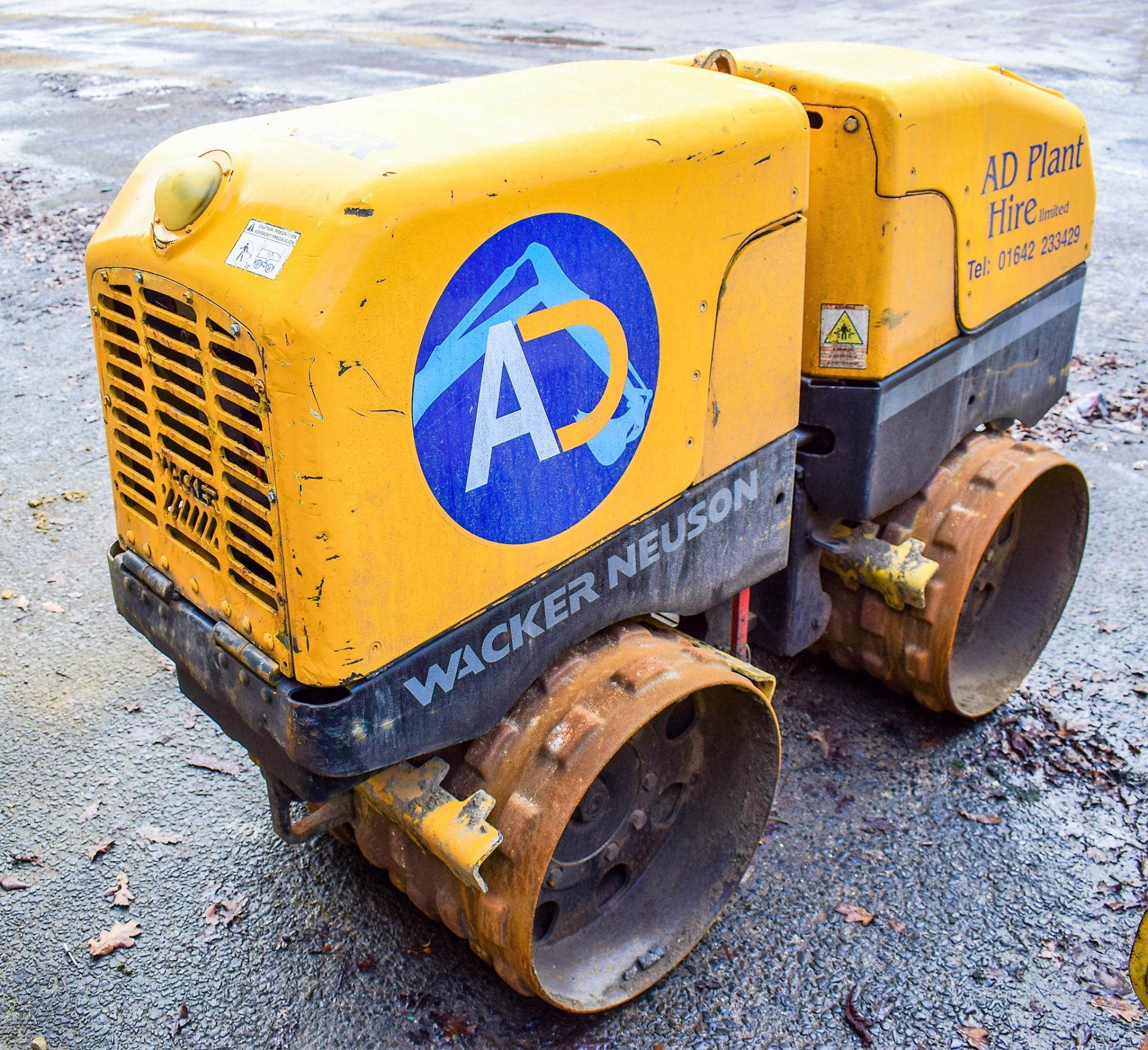 Wacker Nueson 1101C diesel driven trench roller - Image 2 of 6