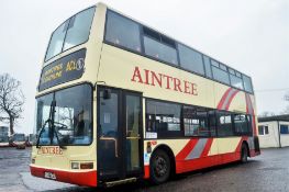 Alexander Dennis Trident Plaxton President 75 seat double deck service bus Registration Number: V532