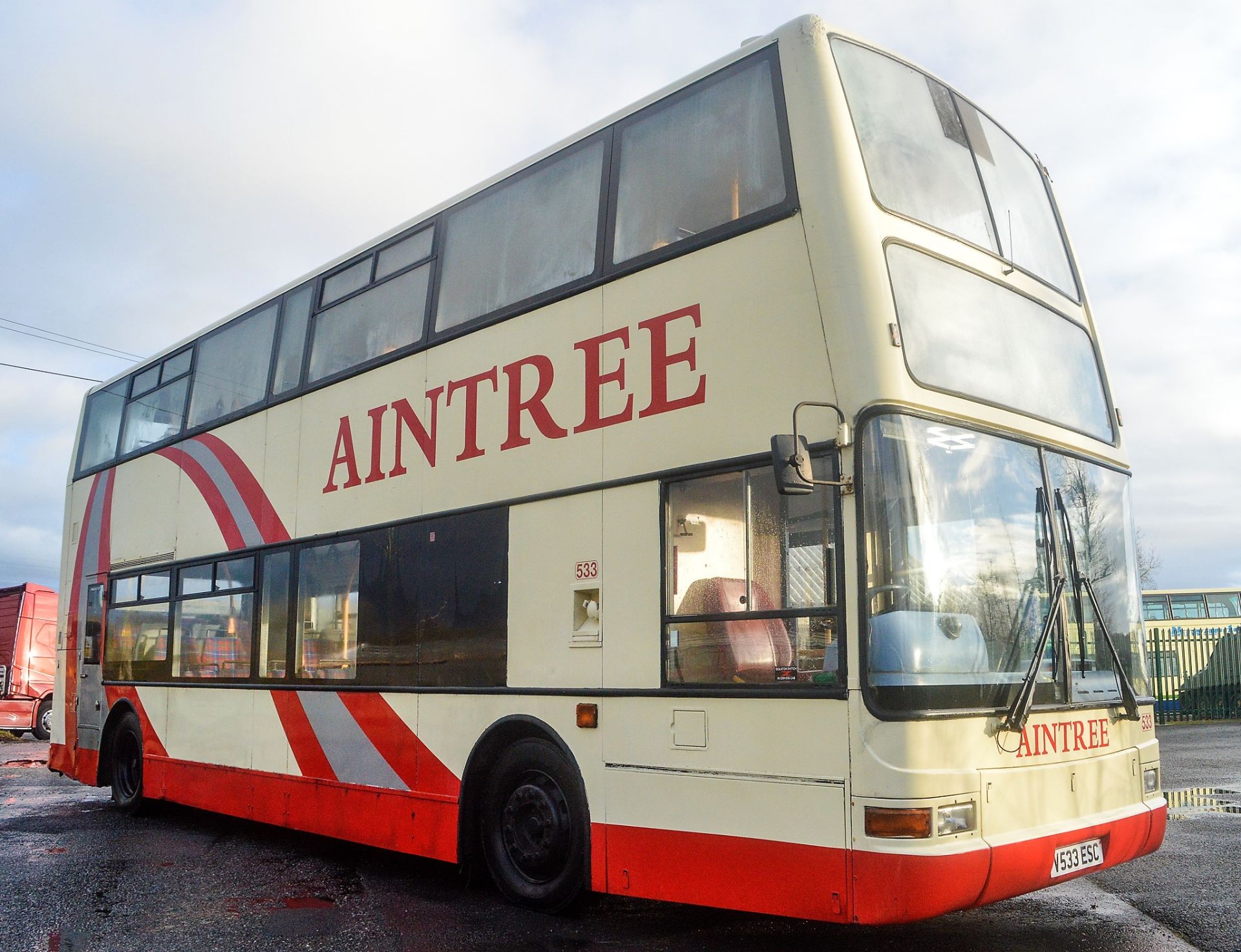 Alexander Dennis Trident Plaxton President 75 seat double deck service bus Registration Number: V533 - Image 2 of 11