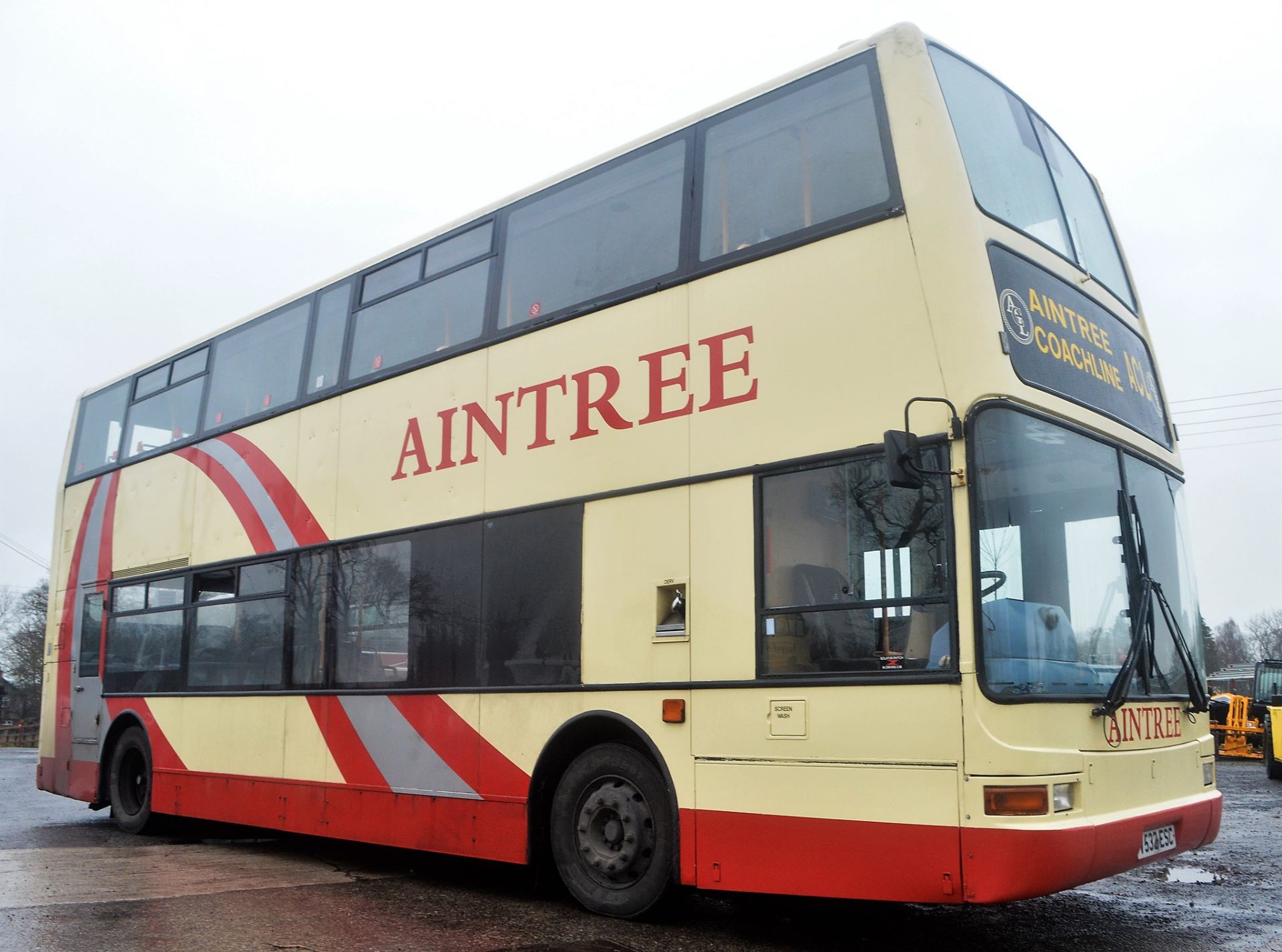 Alexander Dennis Trident Plaxton President 75 seat double deck service bus Registration Number: V532 - Image 2 of 12