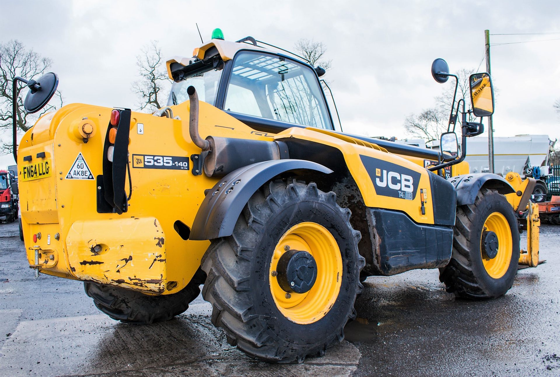 JCB 535-140 14 metre telescopic handler Year: 2014 S/N: 234058 Recorded Hours: 3944 c/w air - Image 4 of 13