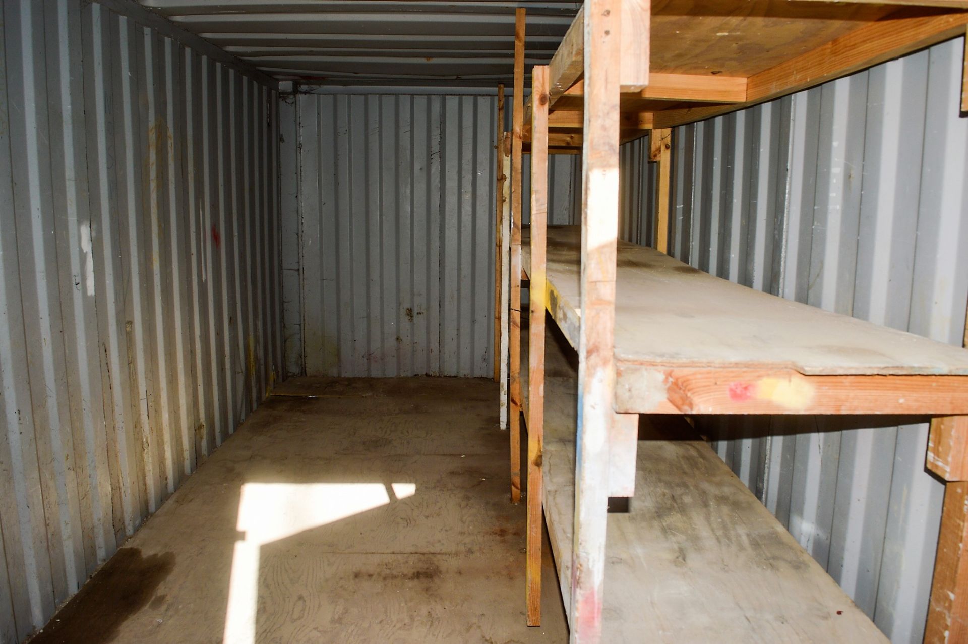 20 ft x 8 ft steel store site unit c/w keys GT45114 - Image 5 of 6