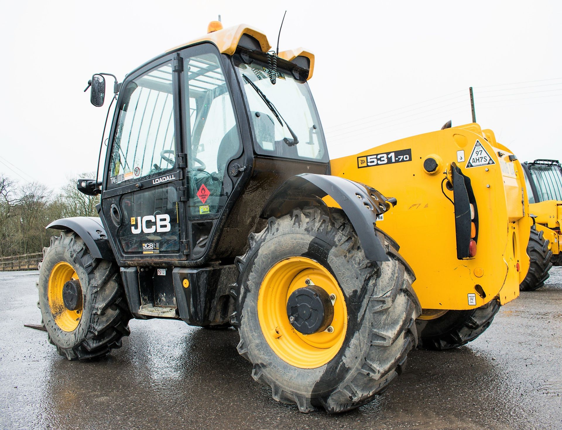 JCB 531-70 7 metre telescopic handler Year: 2013 S/N: 2177089 Recorded Hours: 1504 c/w turbo charged - Image 3 of 13