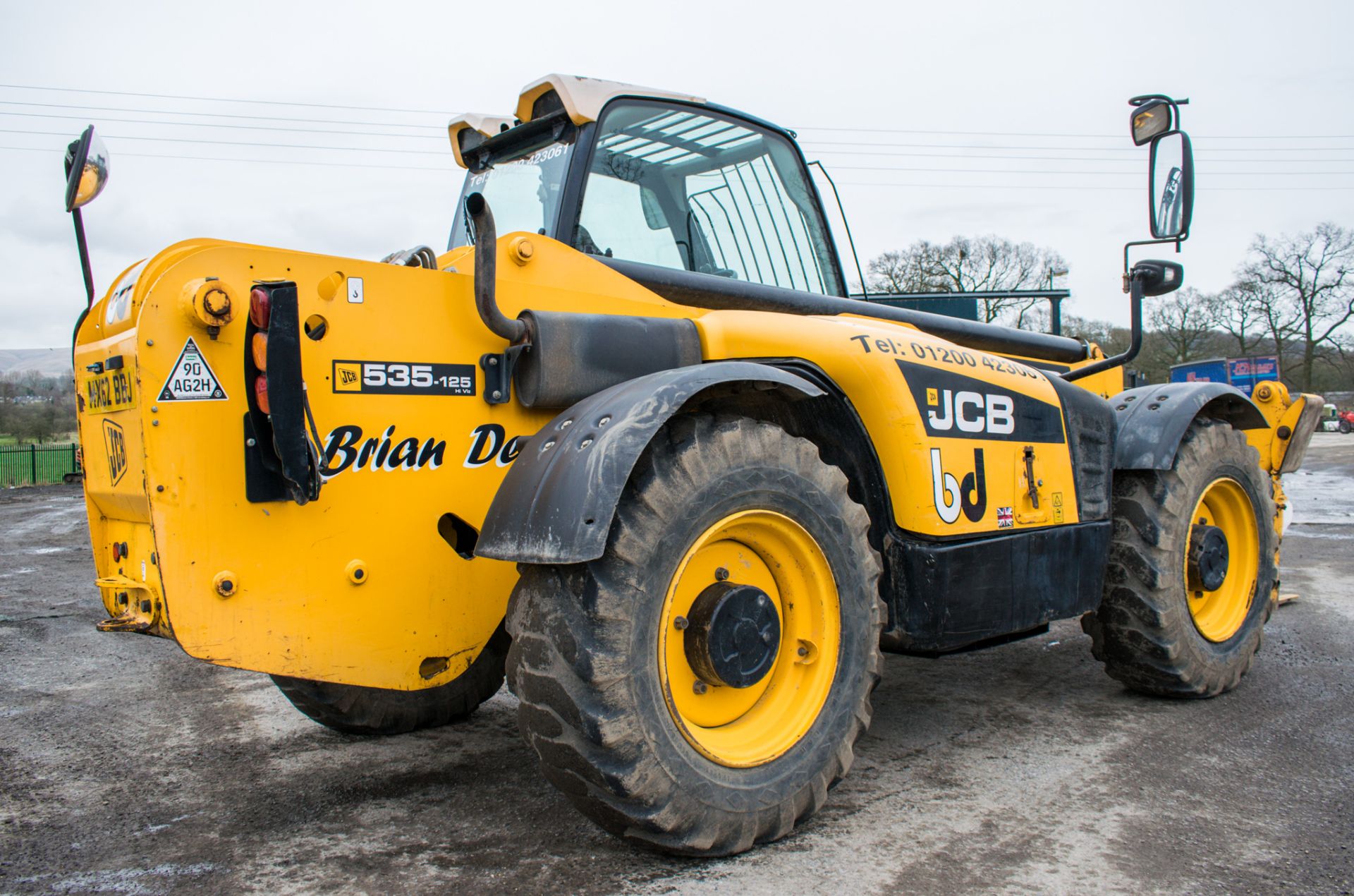 JCB 535-125 Hi-Viz 12.5 metre telescopic handler Year: 2012 S/N: 2145030 Recorded Hours: 4754 c/w - Image 4 of 13