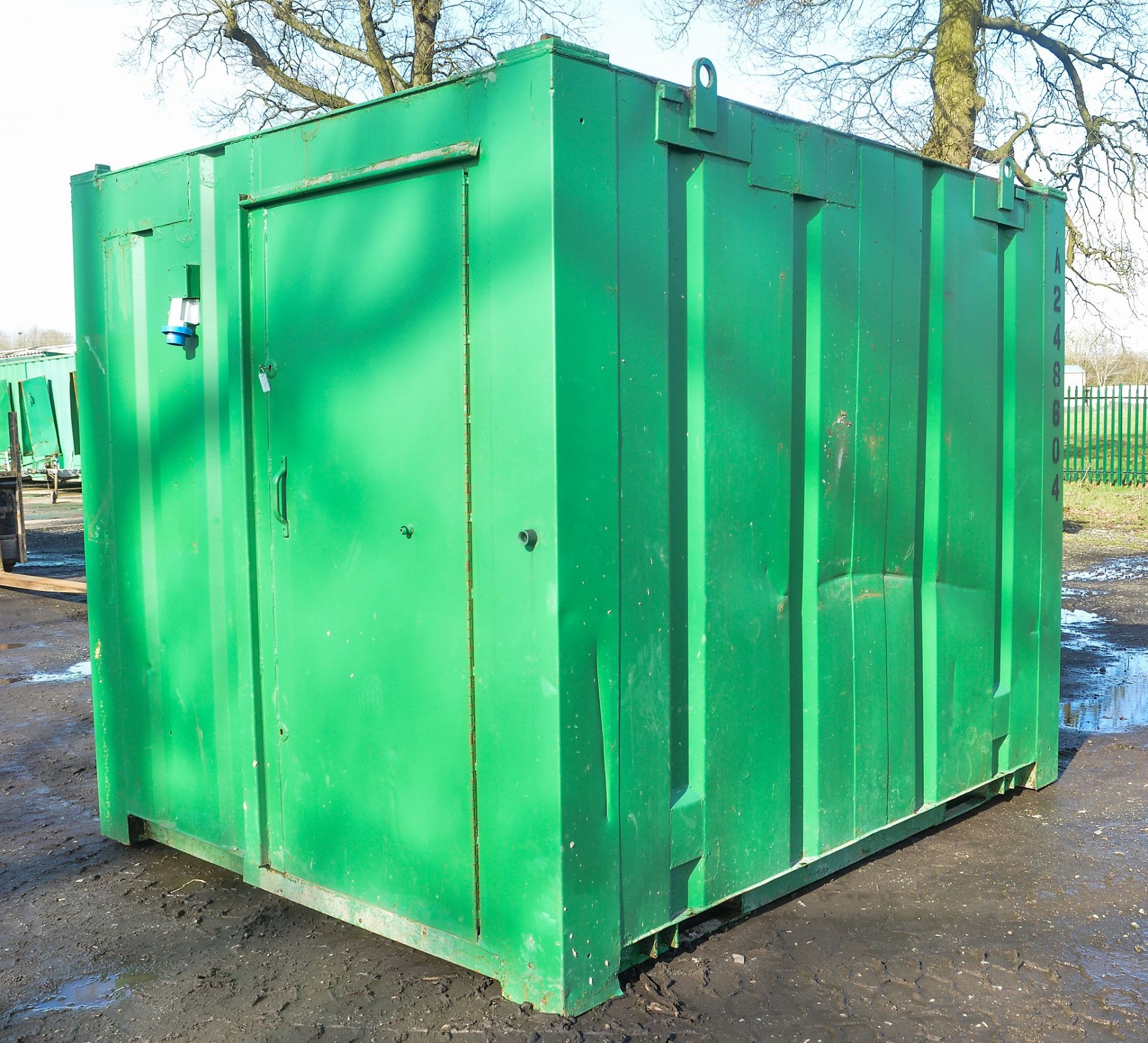 10 ft x 8 ft steel anti vandal office site unit A248604