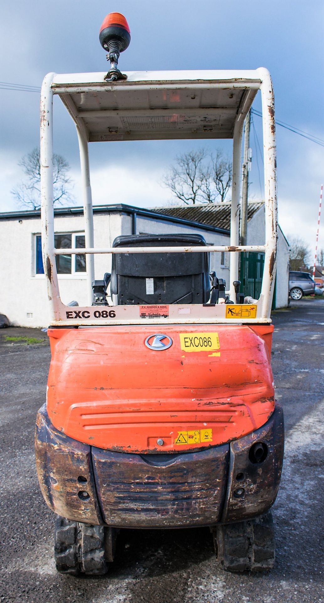 Kubota KX36-3 1.5 tonne rubber tracked mini excavator Year: 2010 S/N: 78982 Recorded Hours: 2593 - Image 6 of 12