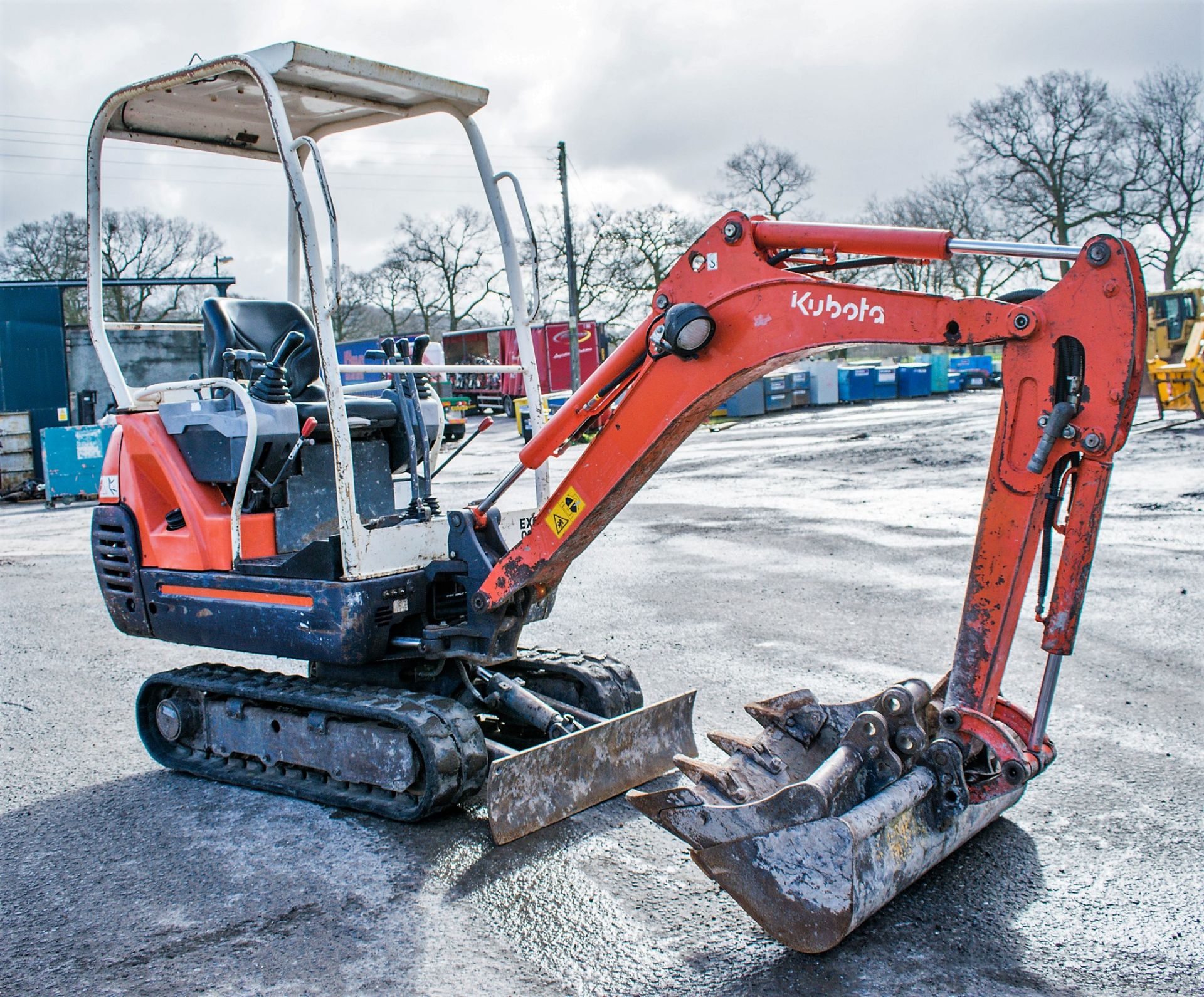 Kubota KX36-3 1.5 tonne rubber tracked mini excavator Year: 2010 S/N: 78982 Recorded Hours: 2593 - Image 2 of 12