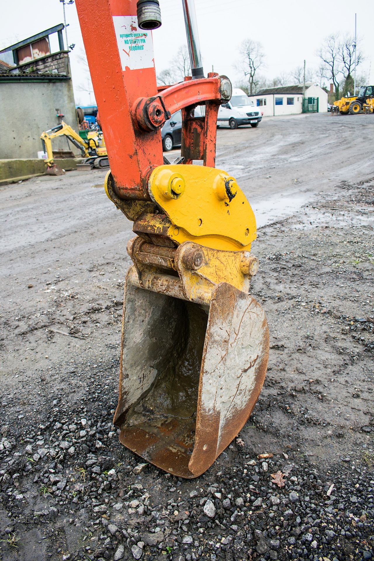 Kubota U48-4 4.8 tonne rubber tracked midi excavator Year: 2015 S/N: 53101 Recorded Hours: 1876 - Image 9 of 12