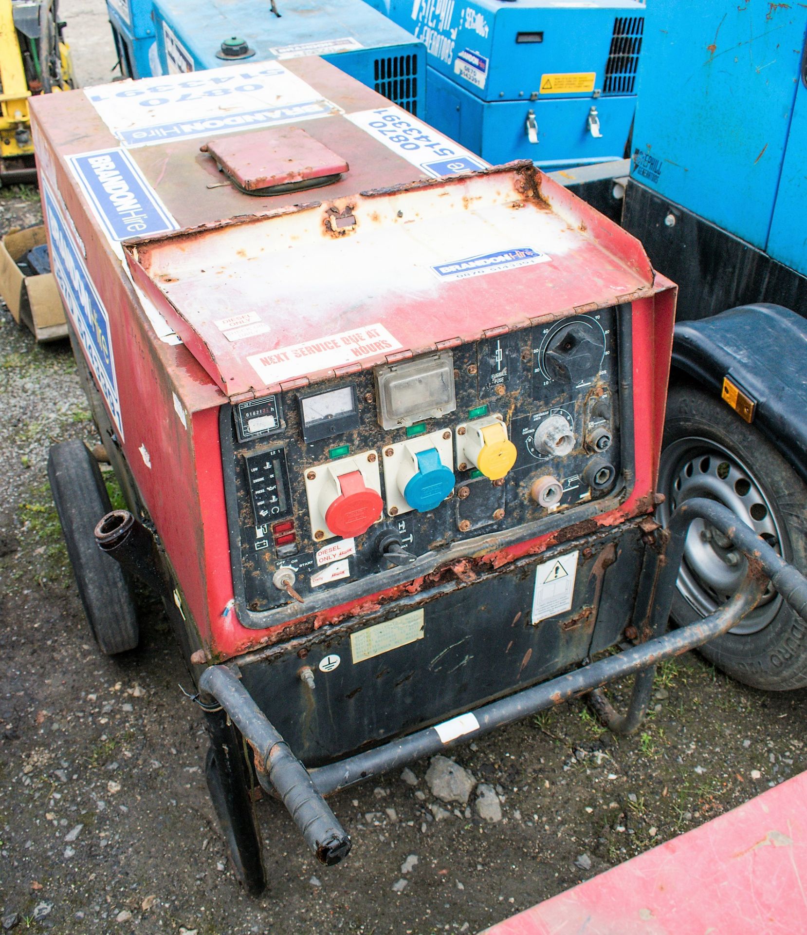 Mosa TS300SXD 300 amp diesel driven welder/generator 1620-0092