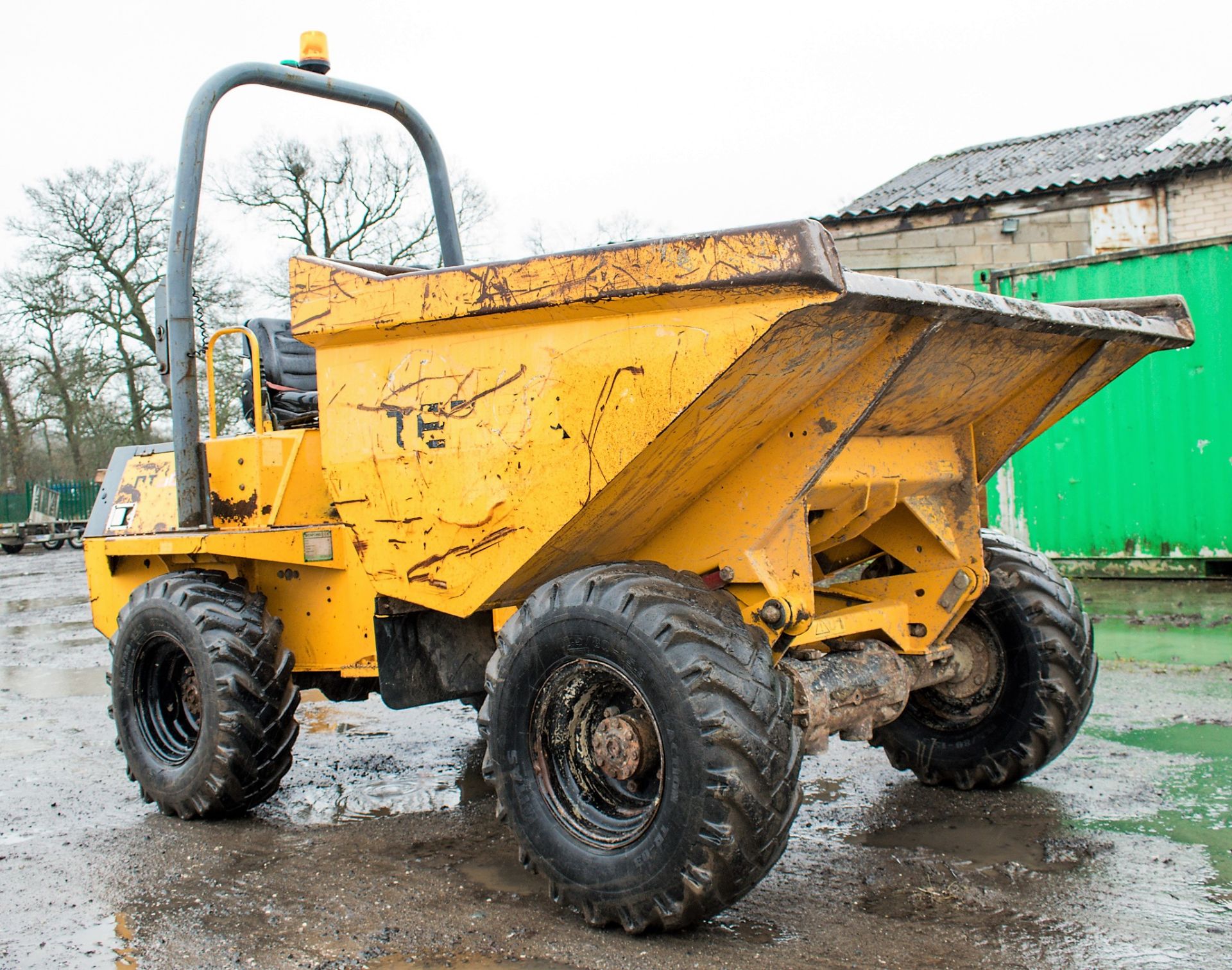 Benford Terex PT3000 3 tonne straight skip dumper Year: 2005 S/N: E508FC058 Recorded Hours: Not - Image 2 of 12