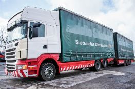 Scania R440 26 tonne 6 wheel curtain side lorry & SDC 8 metre 24 tonne tri-axle drag curtain side
