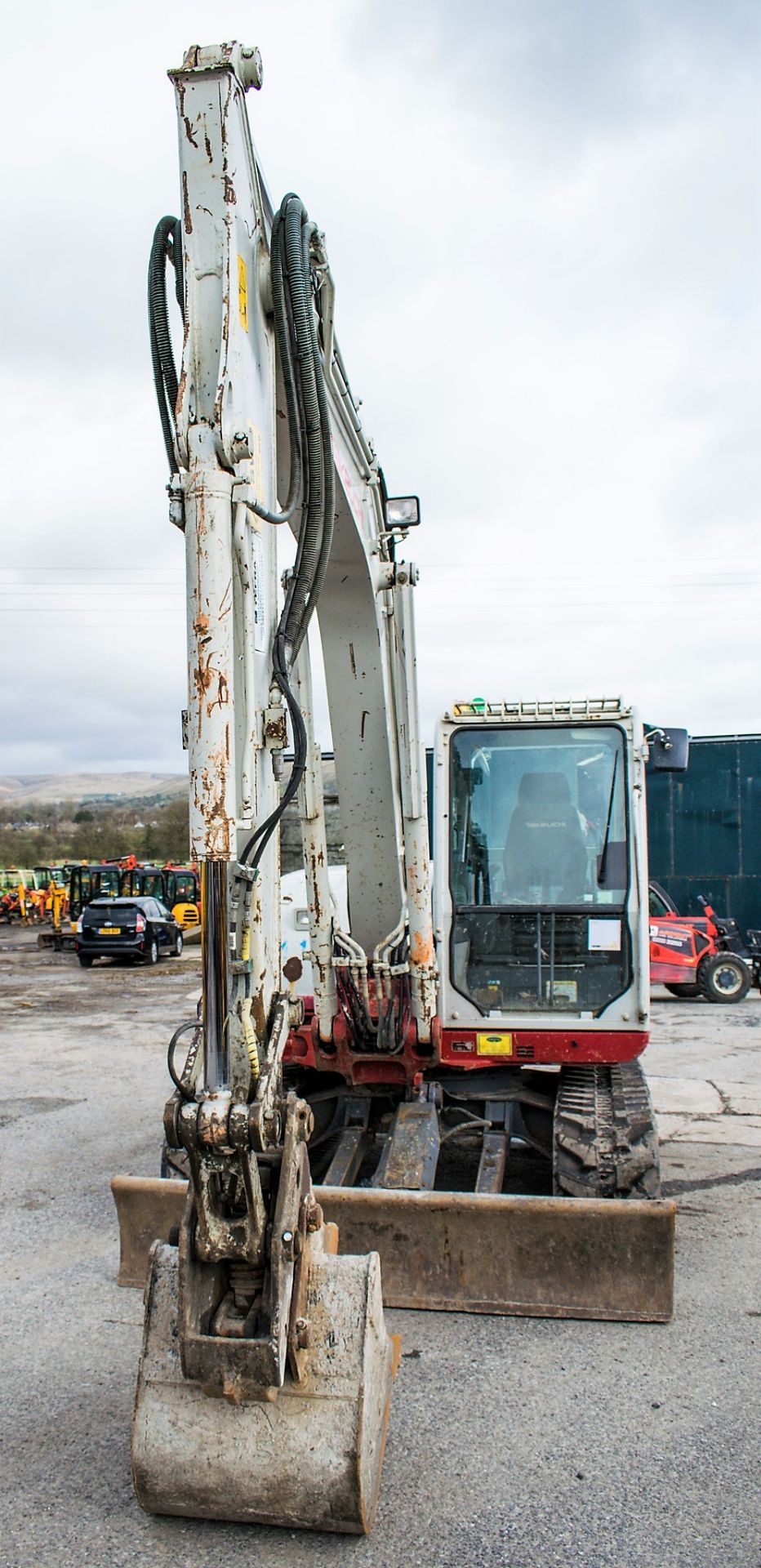 Takeuchi TB285 8.5 tonne rubber tracked excavator Year: 2012 S/N: 185000171 Recorded Hours: 6004 - Image 5 of 13