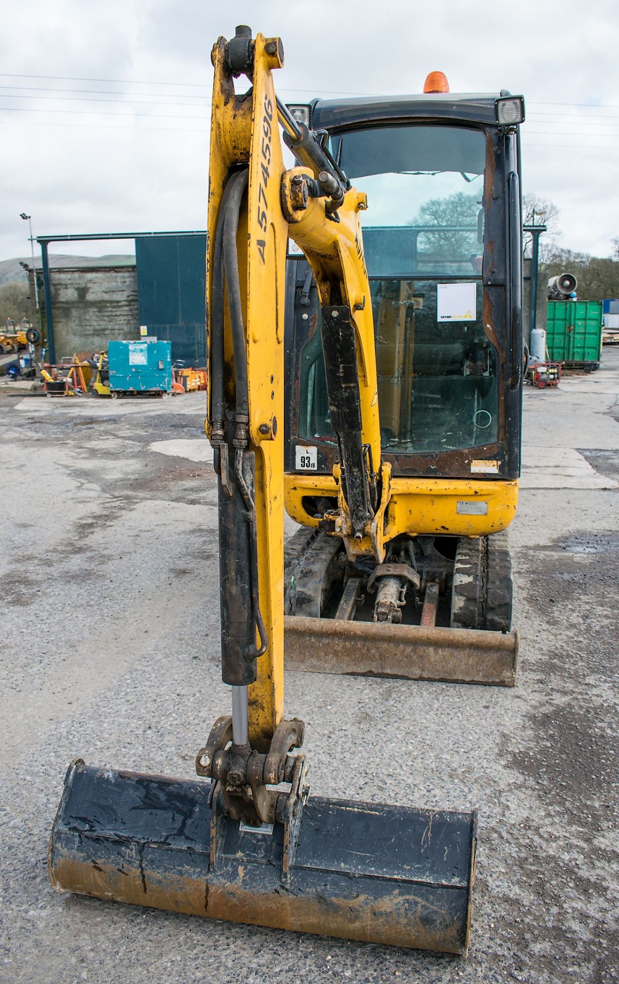 JCB 8016 CTS 1.5 tonne rubber tracked mini excavator Year: 2012 S/N: 1795055 Recorded Hours: 1611 - Image 5 of 11