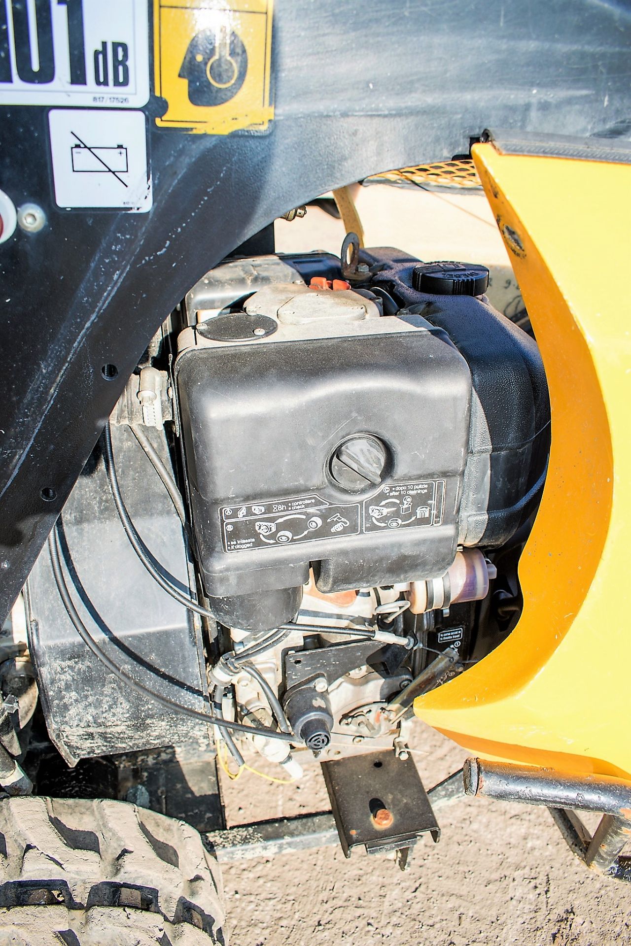 JCB HTD-5 Dumpster 500 kg diesel driven tracked walk behind hi tip dumper Year: 2016 S/N: 1593593 - Image 10 of 11