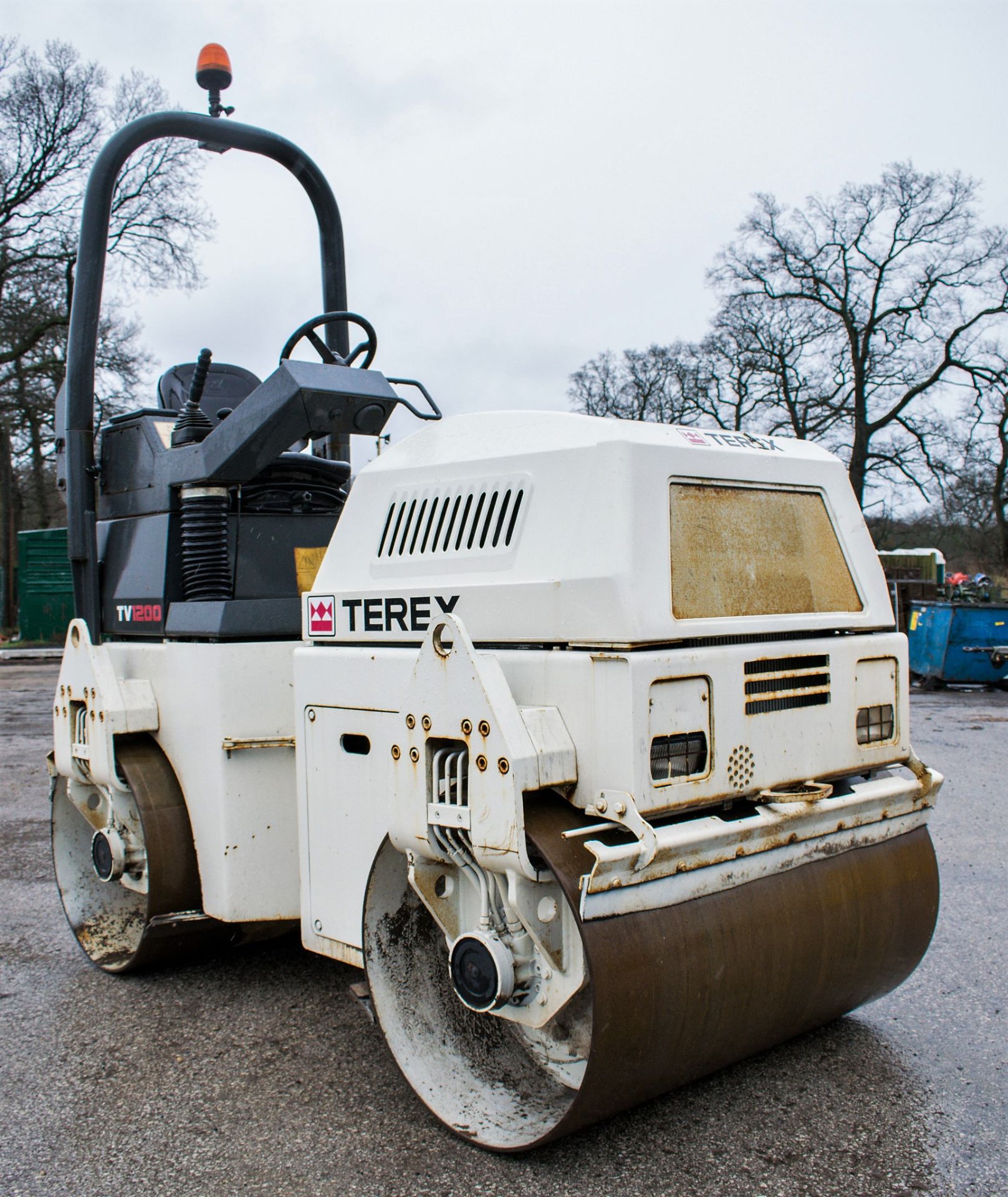 Benford Terex TV1200 double drum ride on roller Year: 2007 S/N: E709CD301 Recorded Hours: 927 P3139 - Image 2 of 8