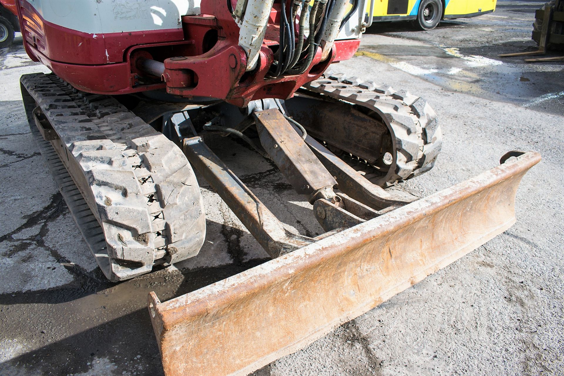 Takeuchi TB285 8.5 tonne rubber tracked excavator Year: 2012 S/N: 185000168 Recorded Hours: blade, - Image 10 of 13