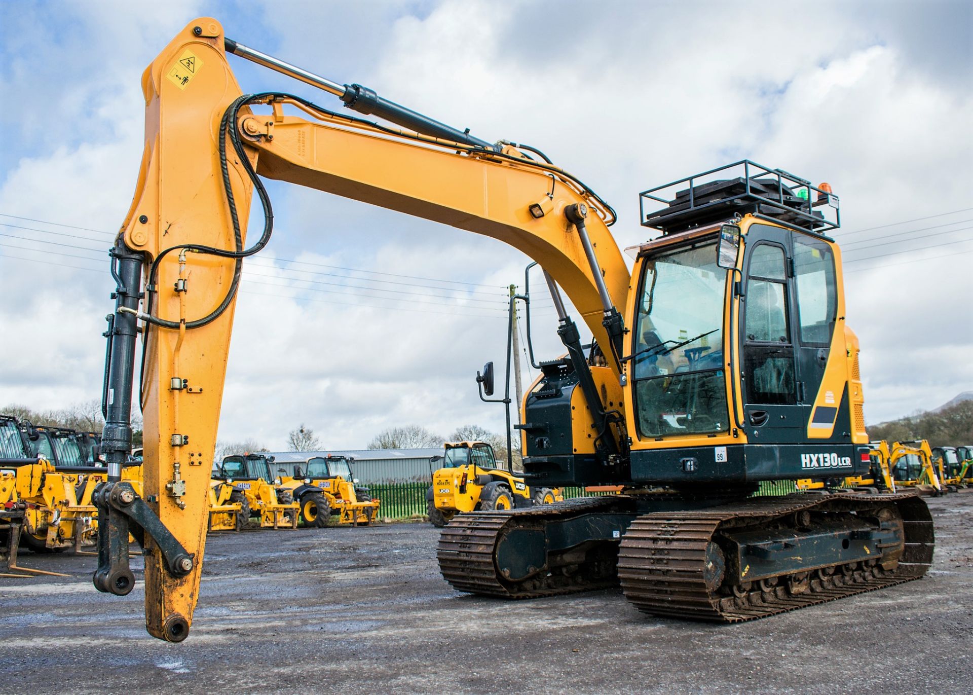 Hyundai HX130 LCR 13 tonne steel tracked excavator Year: 2018 S/N: J0000009 Recorded Hours: 674