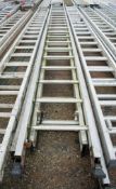 2 stage aluminium extending ladder 33540001