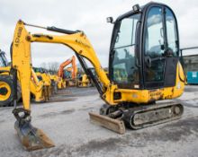 JCB 8016 CTS 1.5 tonne rubber tracked mini excavator Year: 2012 S/N: 1795055 Recorded Hours: 1611