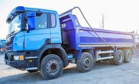 Scania P410 32 tonne 8 wheel tipper lorry Registration Number: WX14 VSA Date of Registration: 01/