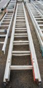 2 stage aluminium extending ladder 30530520